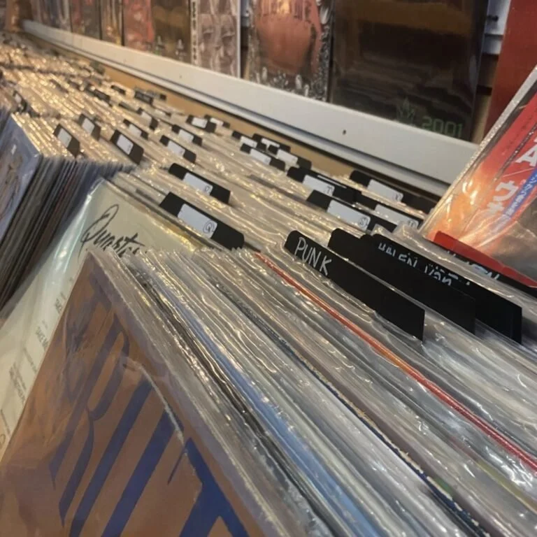 Charlie's records, record store interior