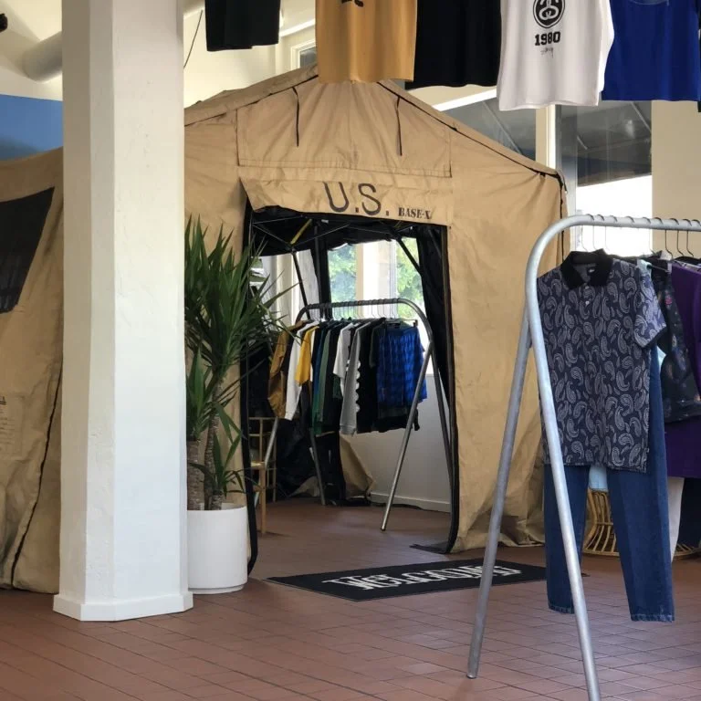 stussy archive, store interior