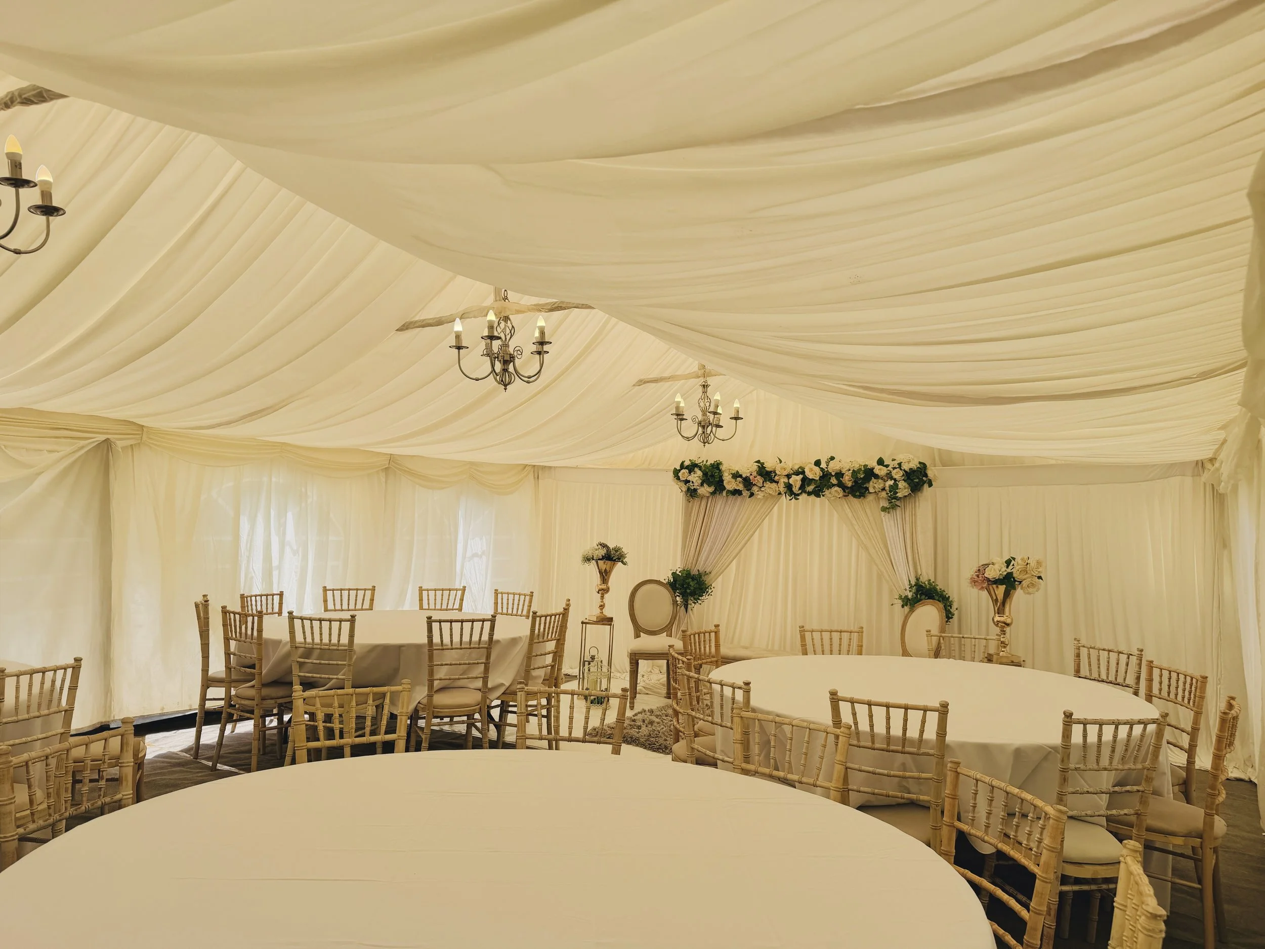 3m Wide Garden Marquee for in London 6x10m for Wedding