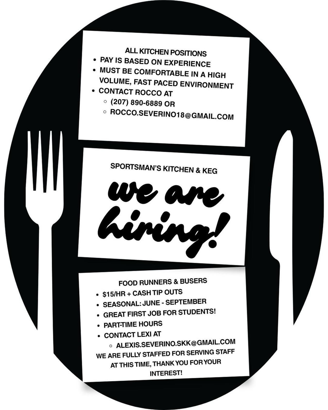 Do you thrive in a busy and upbeat environment? Come join us for our 2026 summer season! 🍽️
Reach out to us today to discuss a potential job opportunity on sunny Sebago Lake! ☀️🐟🌊🚤
#familyownedlocallyloved