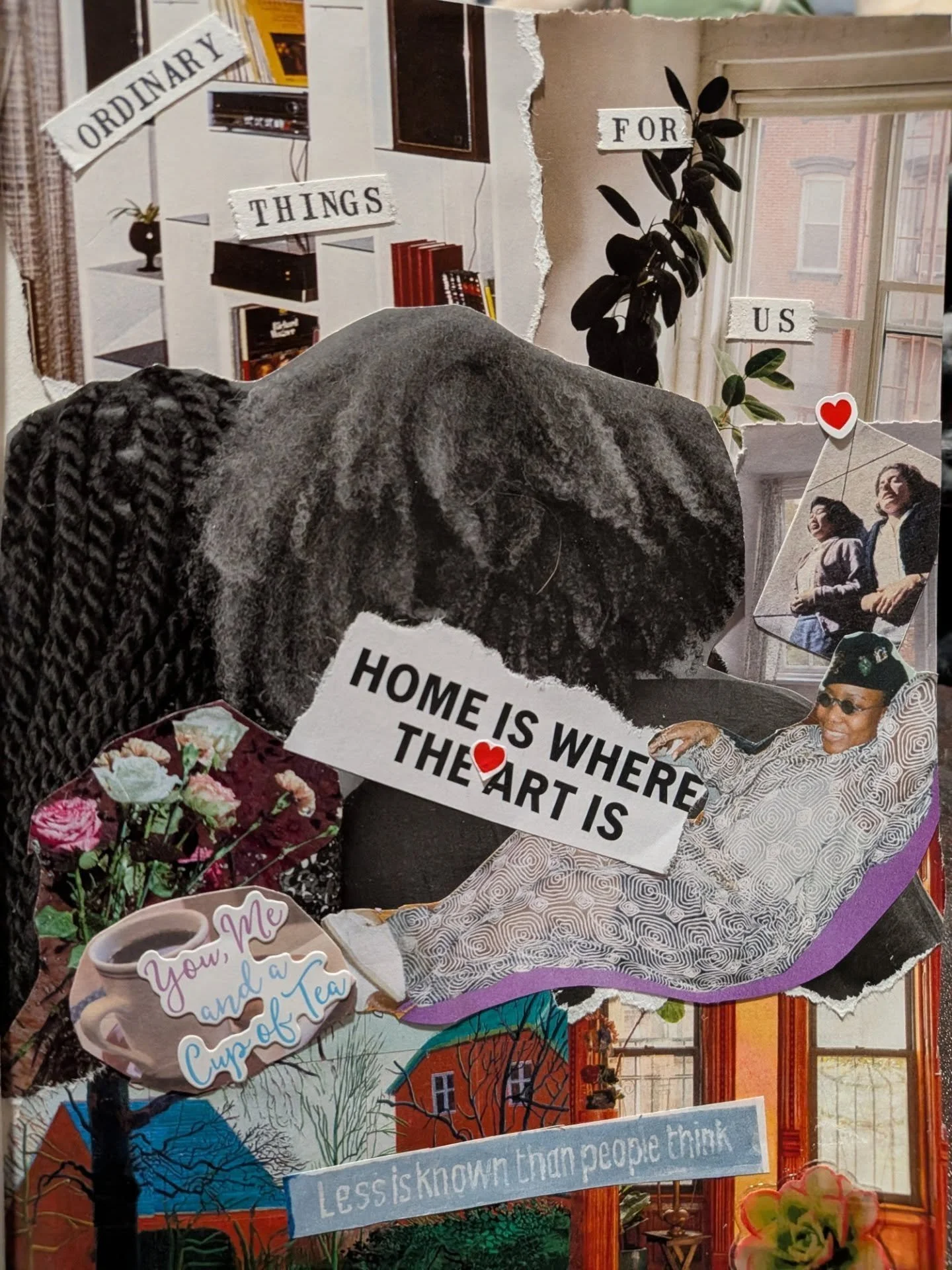 She is home ❤️

#papercollageart #lesbianart #collageart #queerartist
