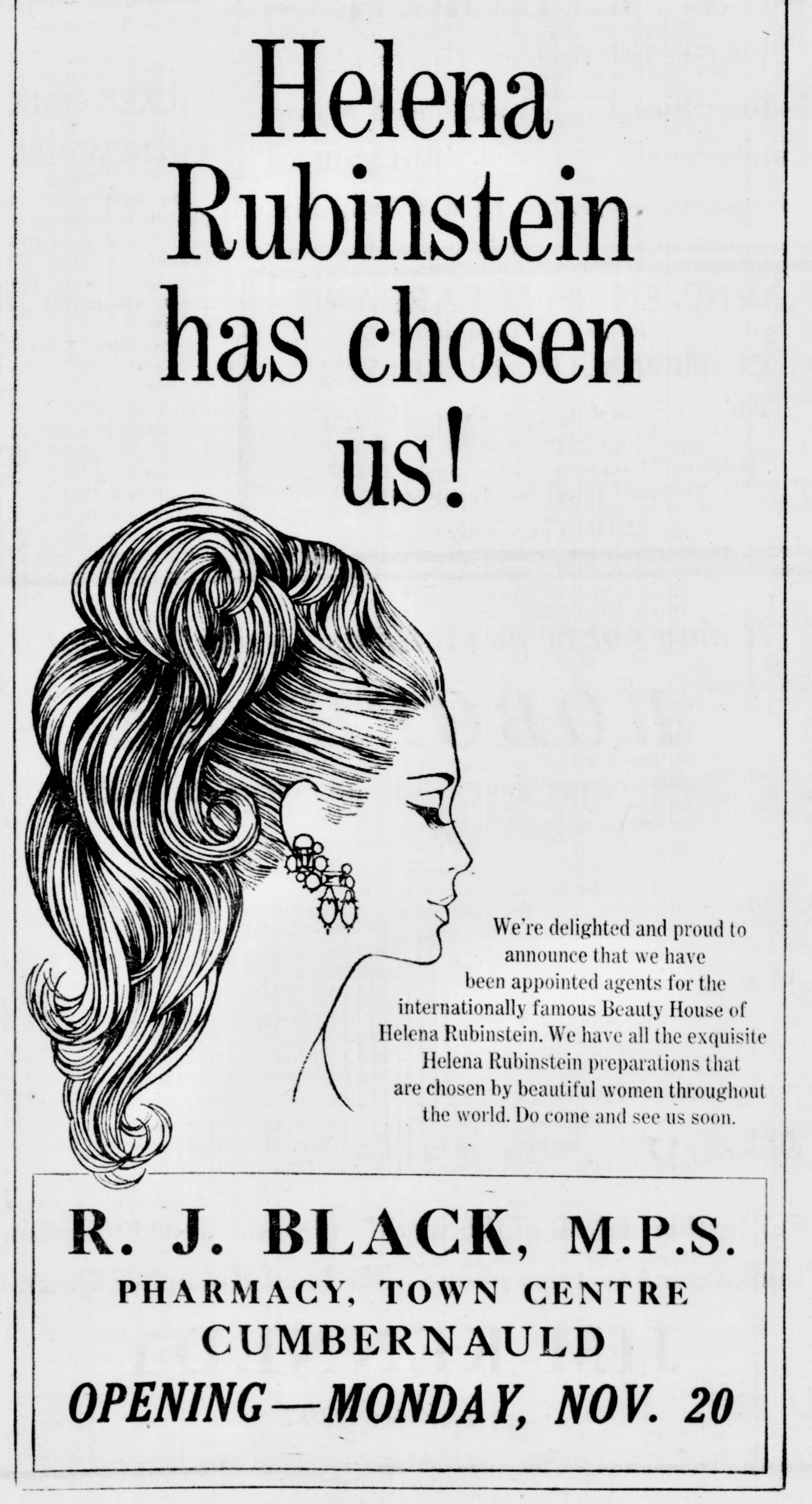 Blacks Pharmacy Nov 1967