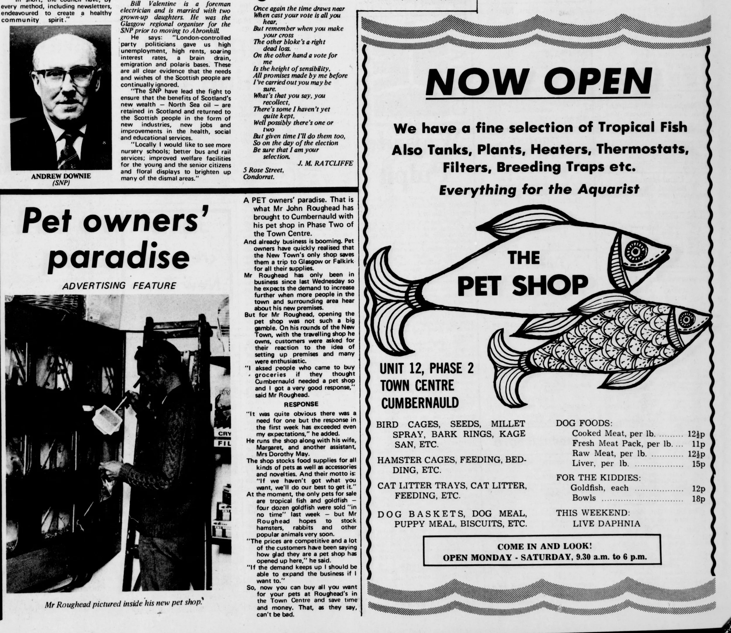 Pet Shop Apr 1972