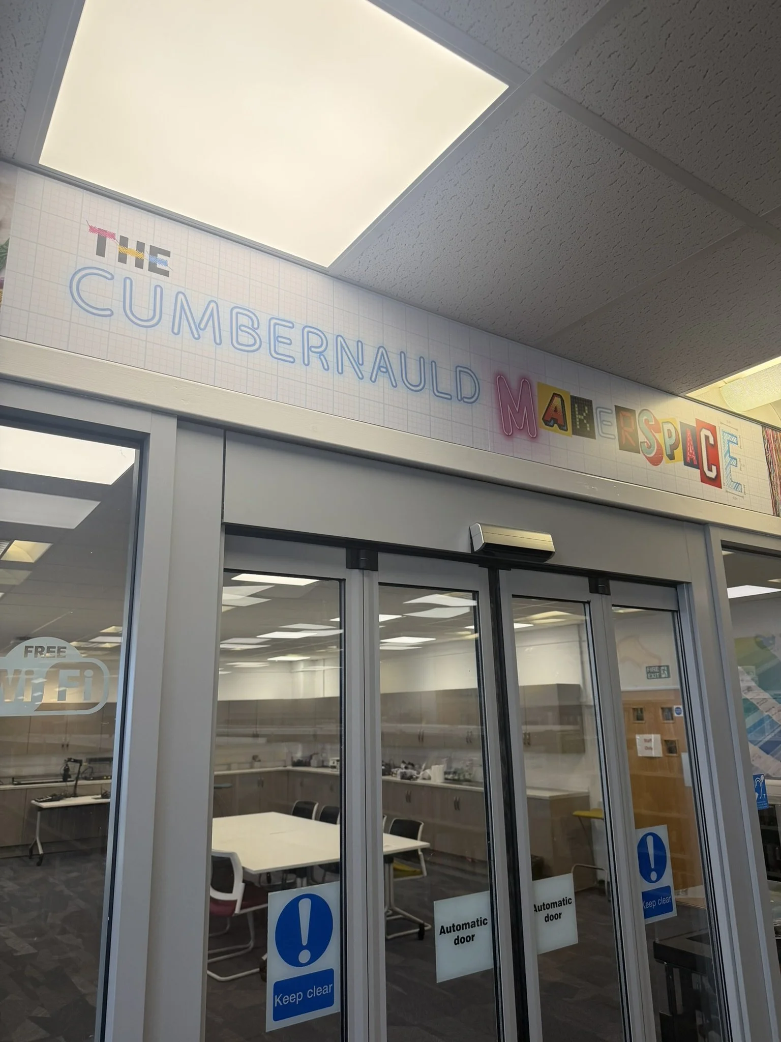 Makerspace inside library