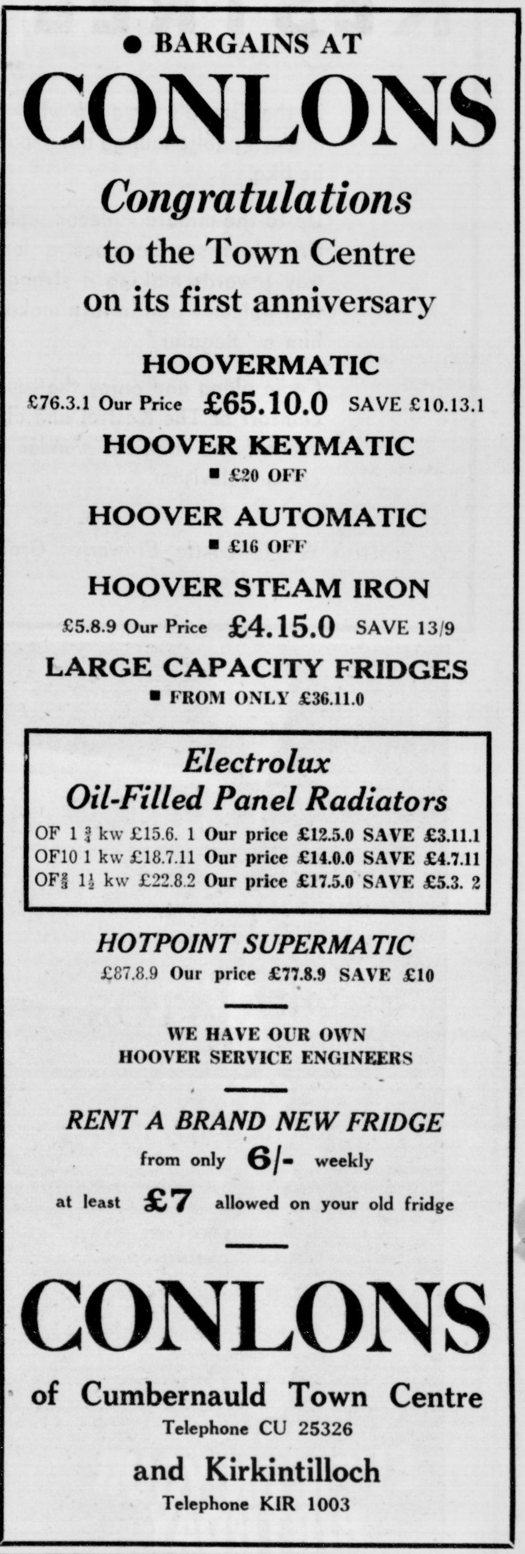 Conlons May 1968