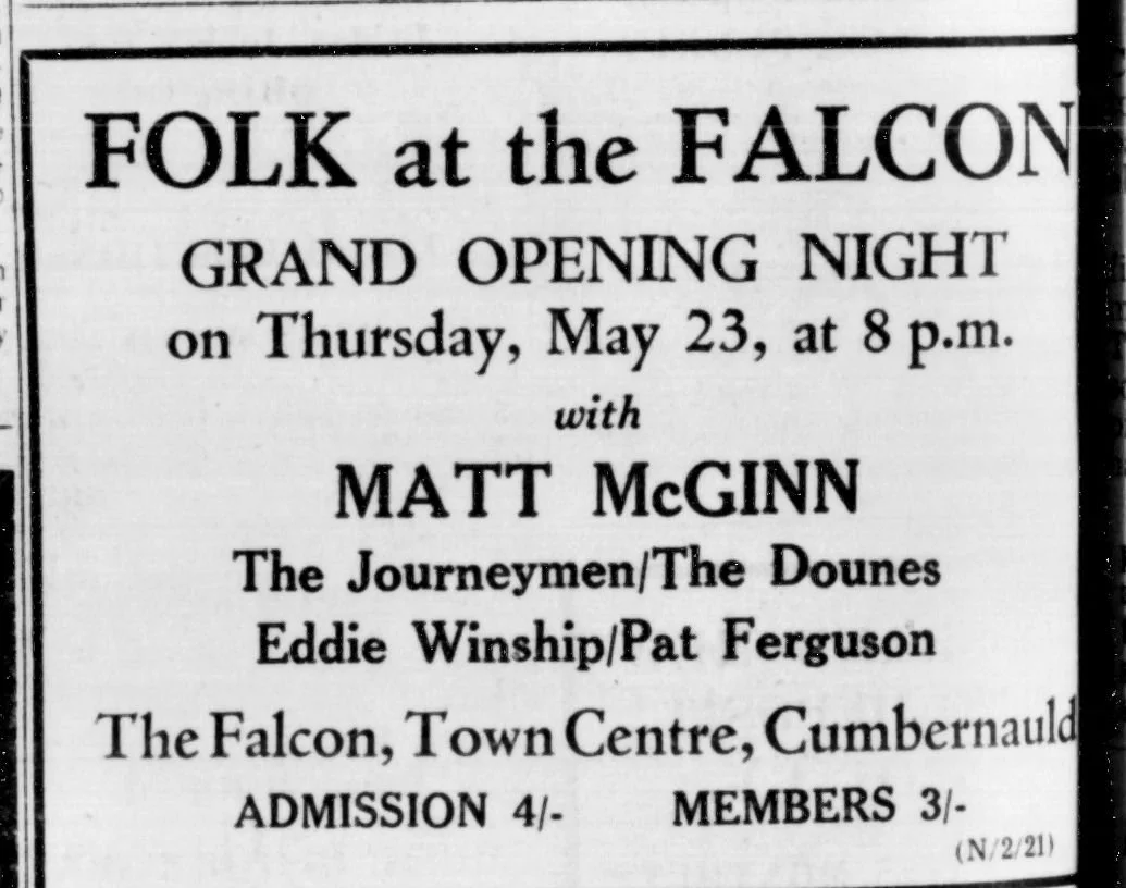 Folk at the Falcon May 1968