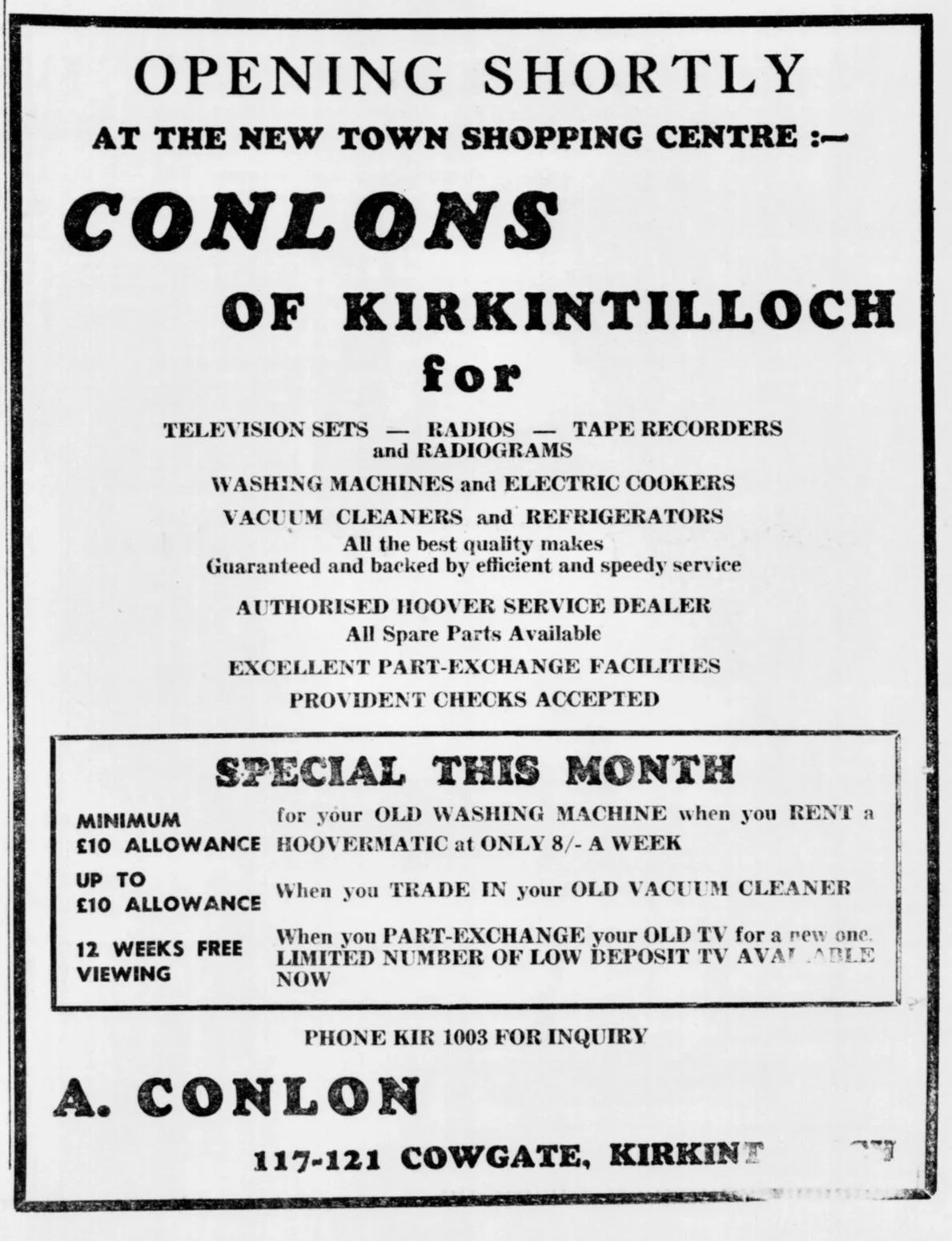 Conlons May 1967