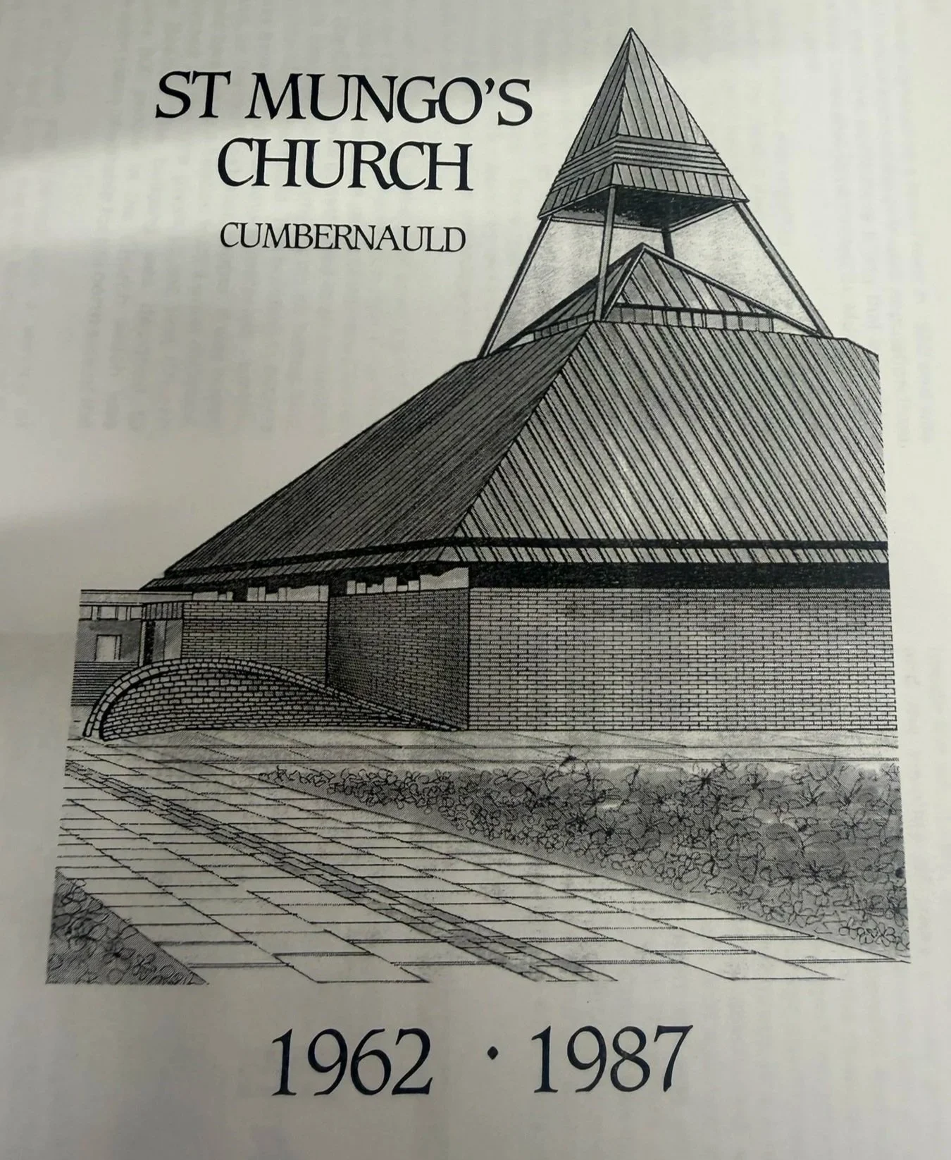 Booklet published to celebrate 25 years of St. Mungo's Church. Held at Airdrie Library's Local Studies department.