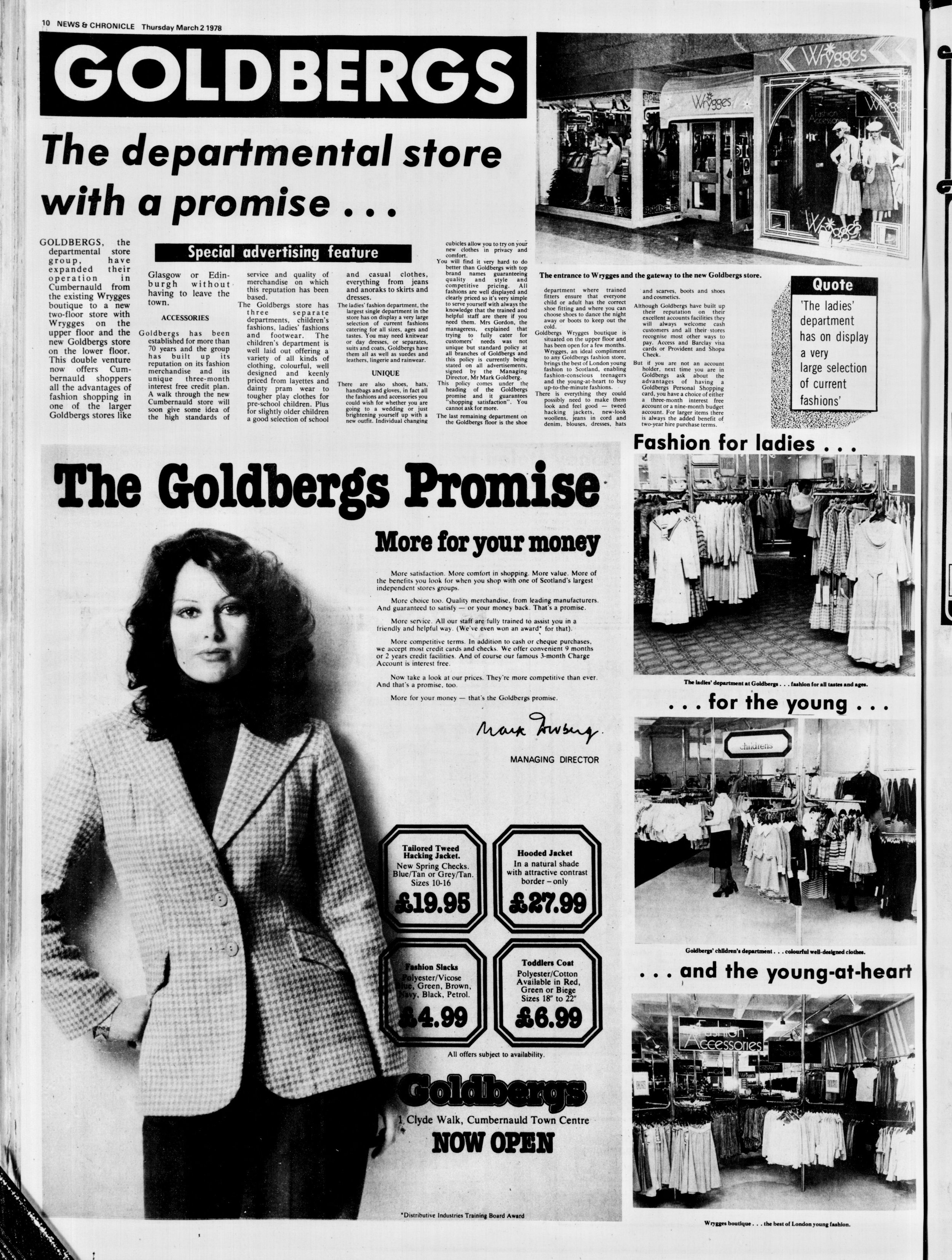 Goldbergs Mar 1978