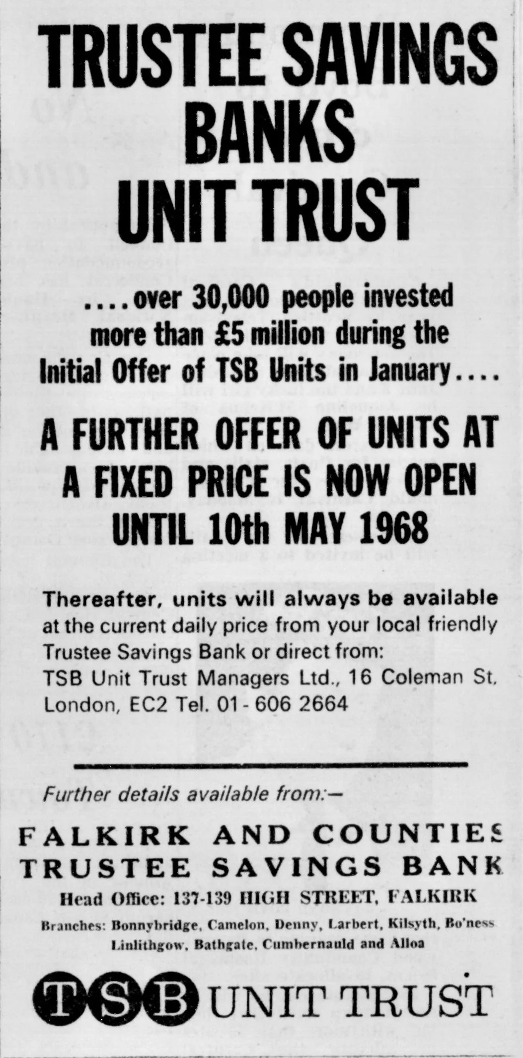 TSB May 1968