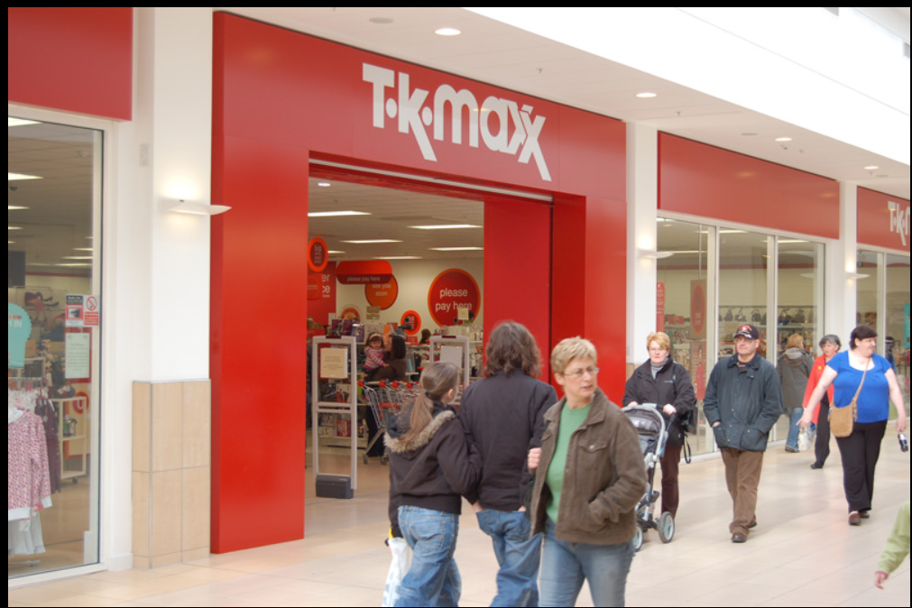 TK Maxx in Antonine Centre 2011
