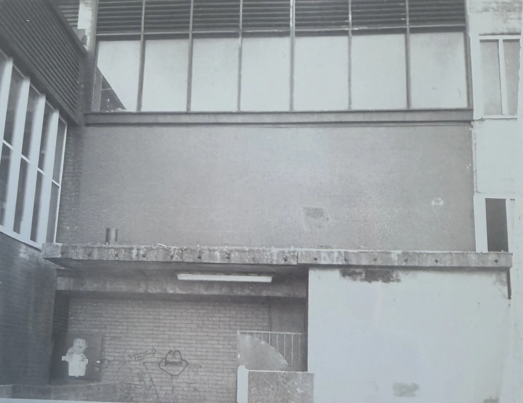 Graffiti on town centre walls