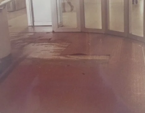 Missing floor tiles