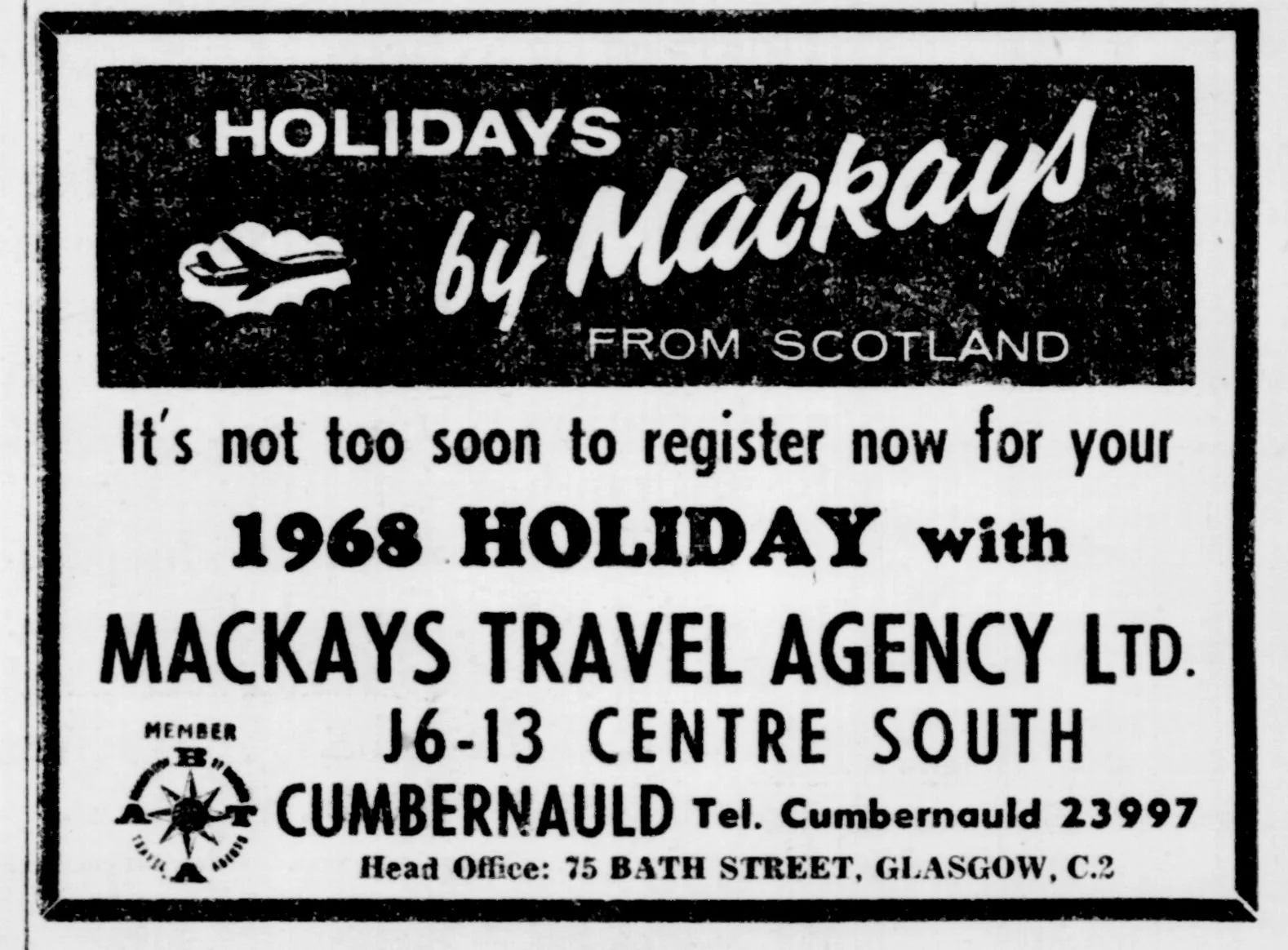 Mackays Travel Nov 1967