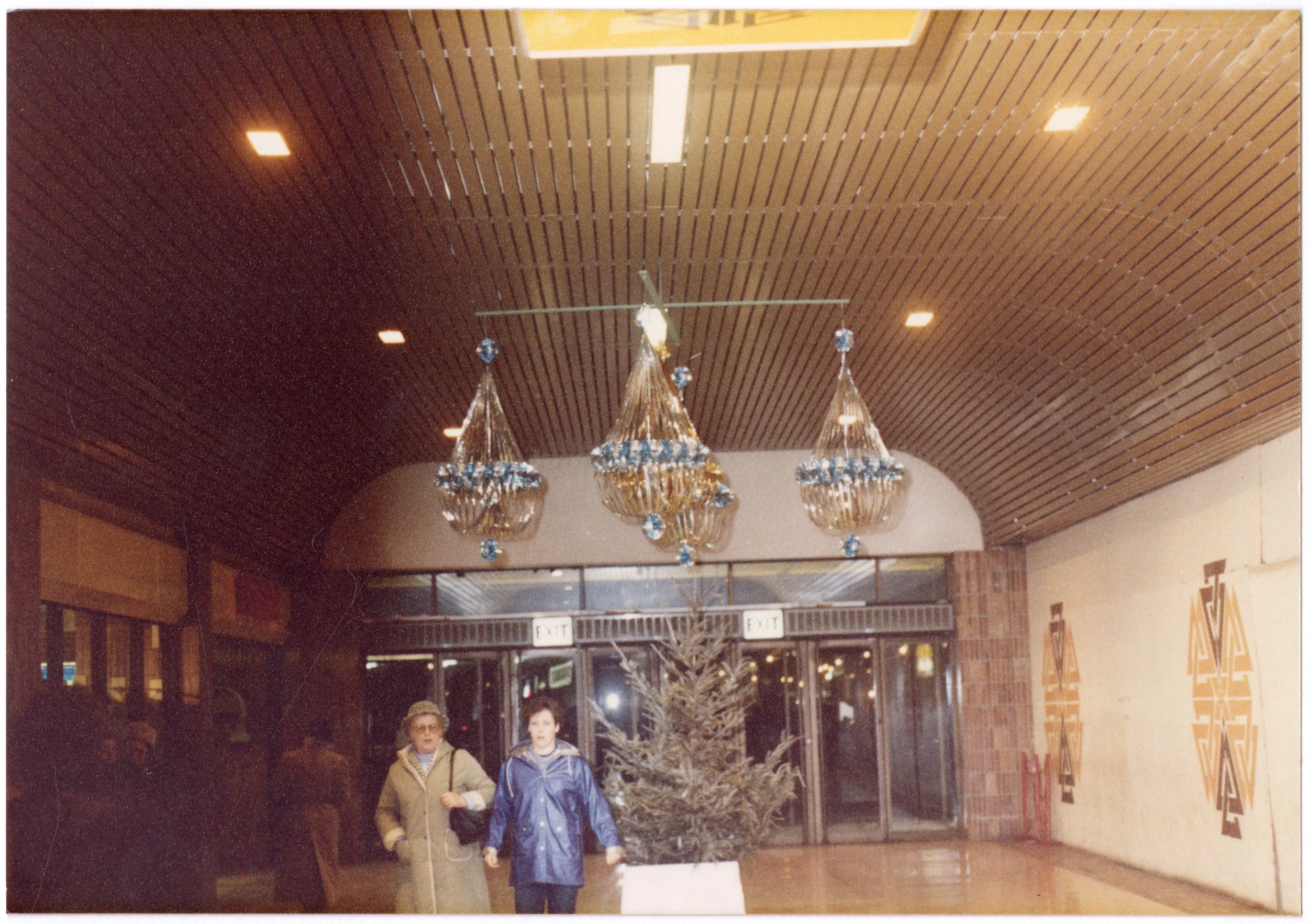 Christmas decorations in the Town Centre