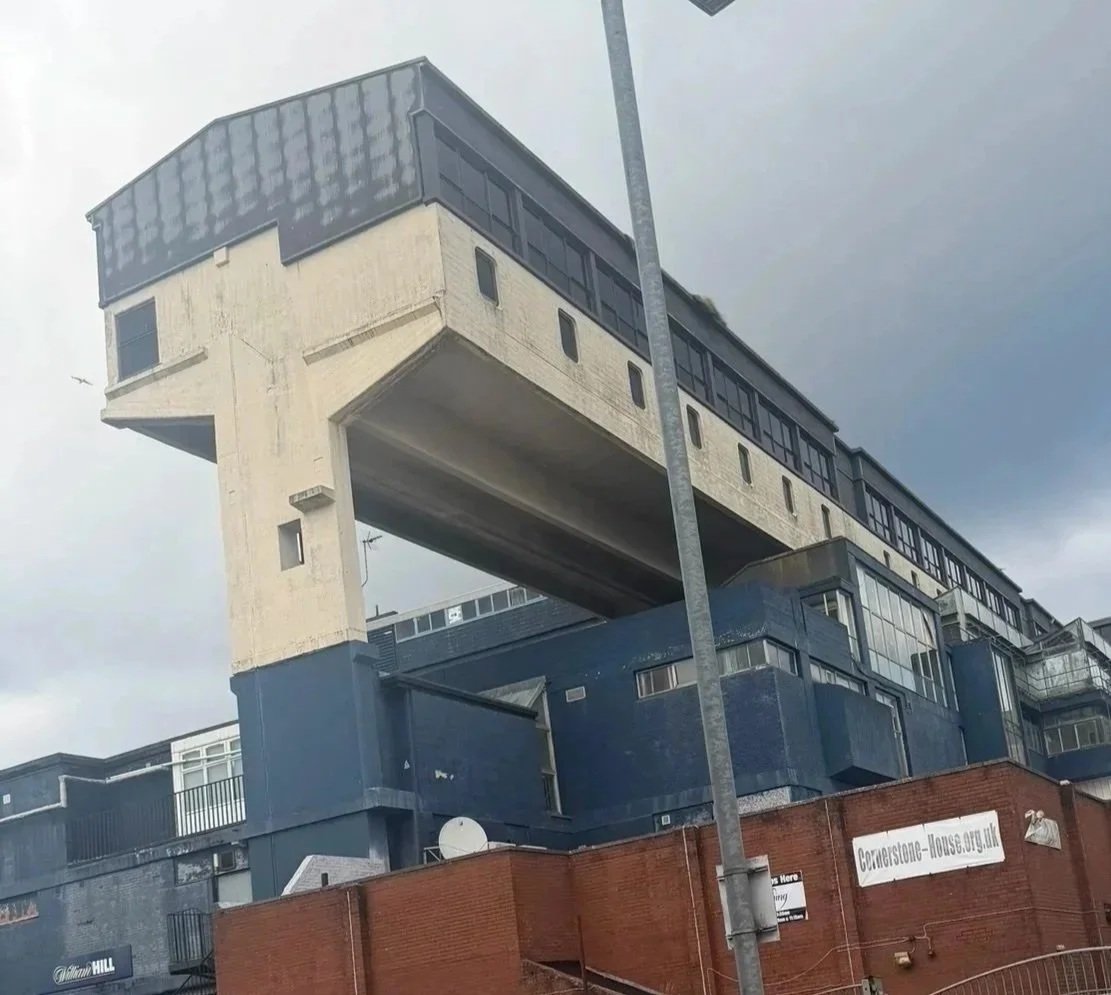 Cumbernauld Town Centre Side-on view 2026