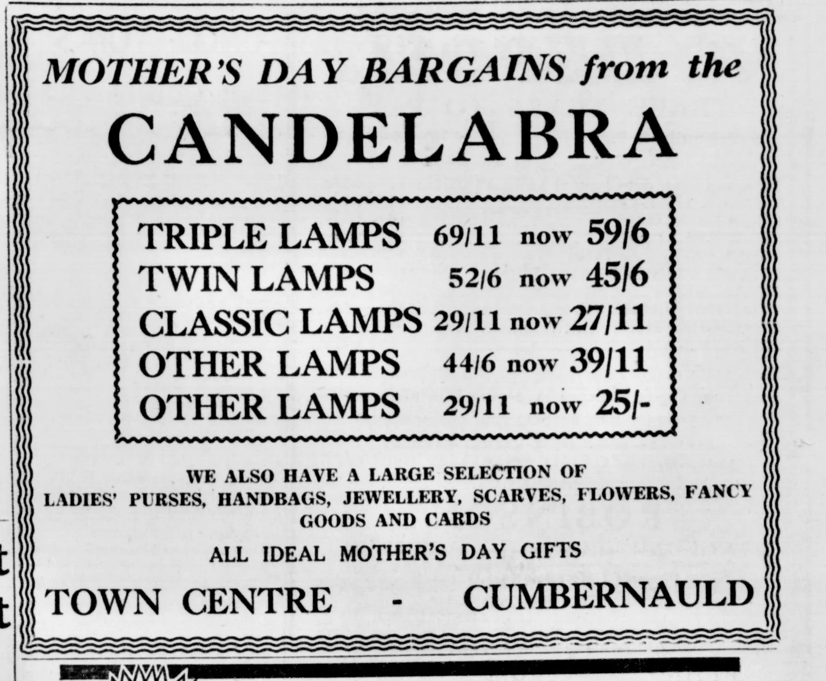 Candelabra Mar 1968