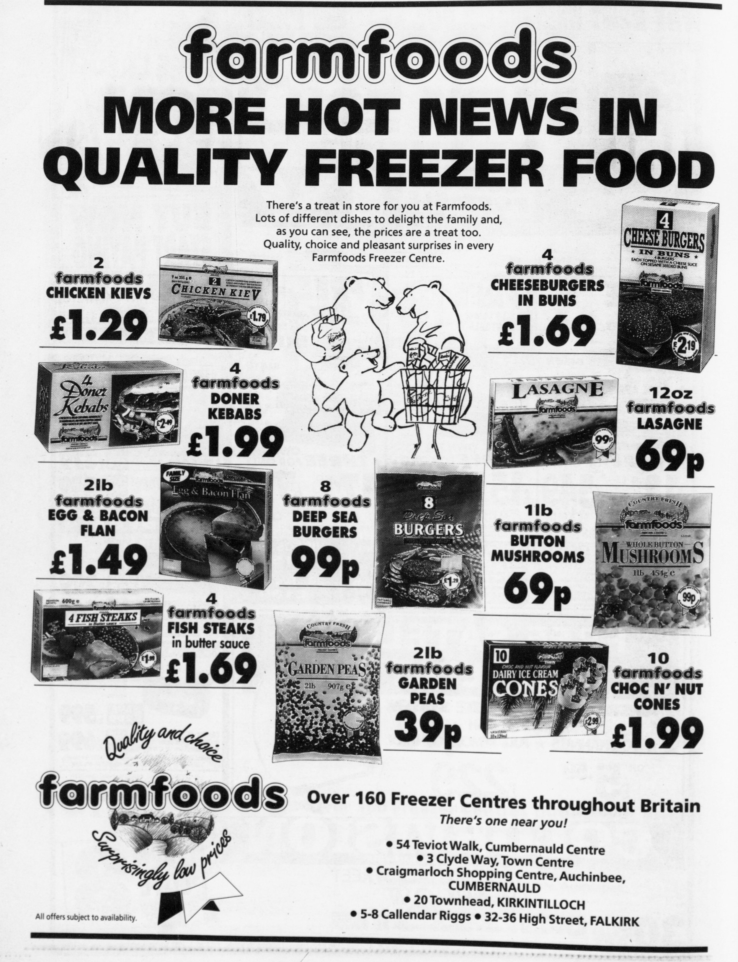 Farmfoods Jan 1993