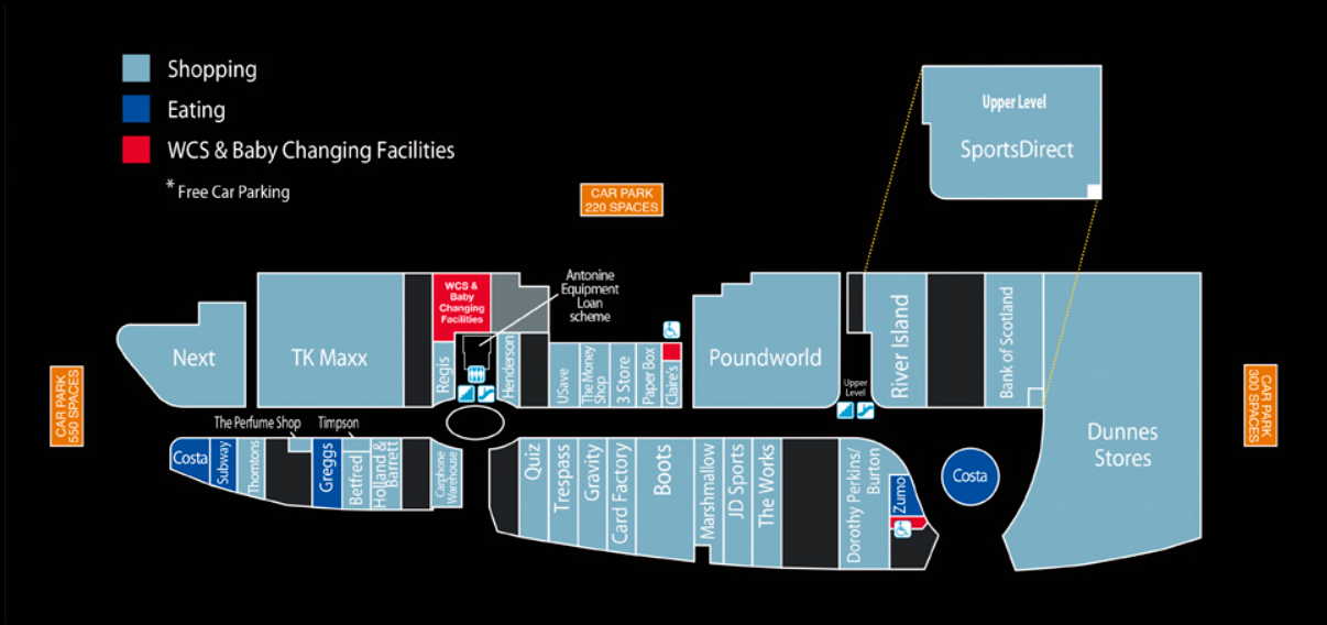 Plan of the Antonine Centre in 2011. Taken from Antonine Centre website (accessed through web.archive.org)