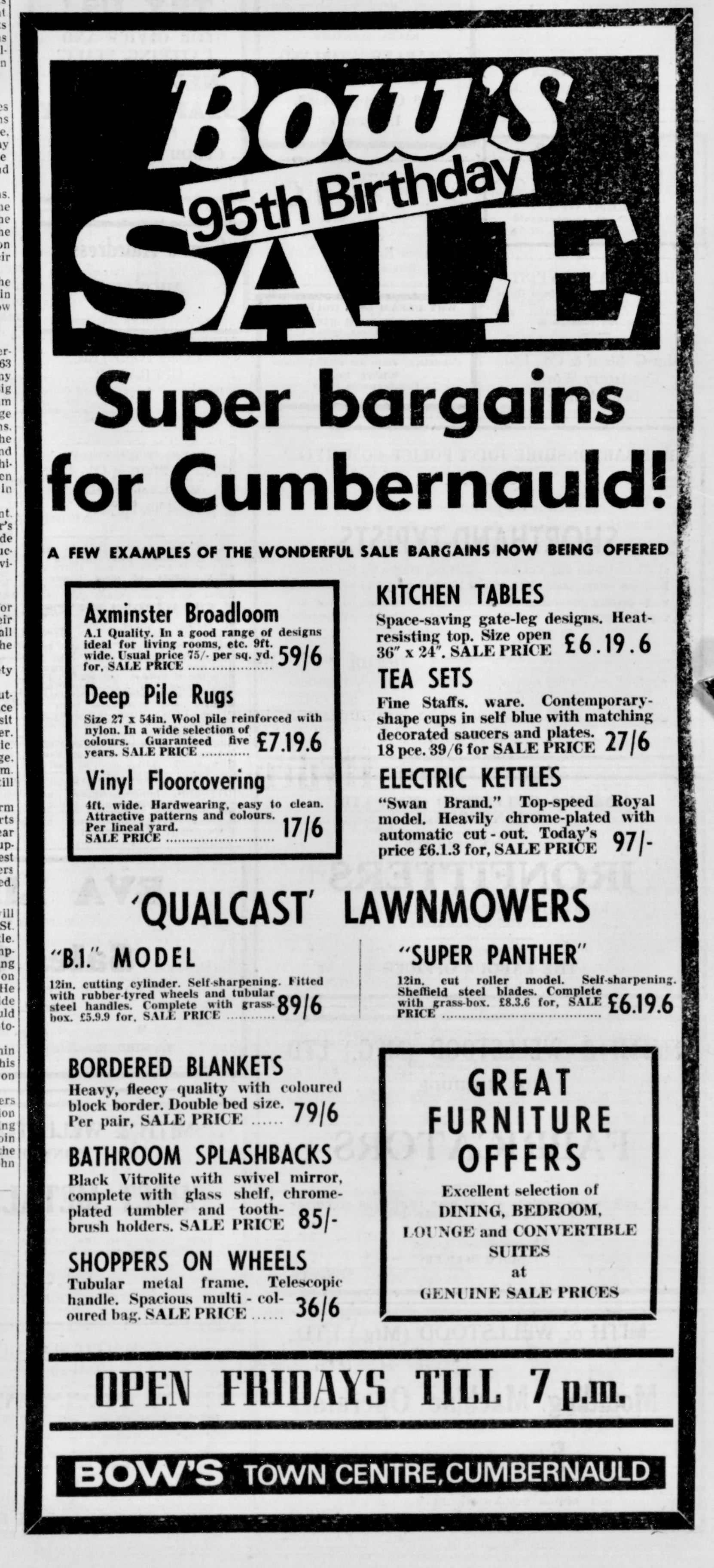 Bows May 1968