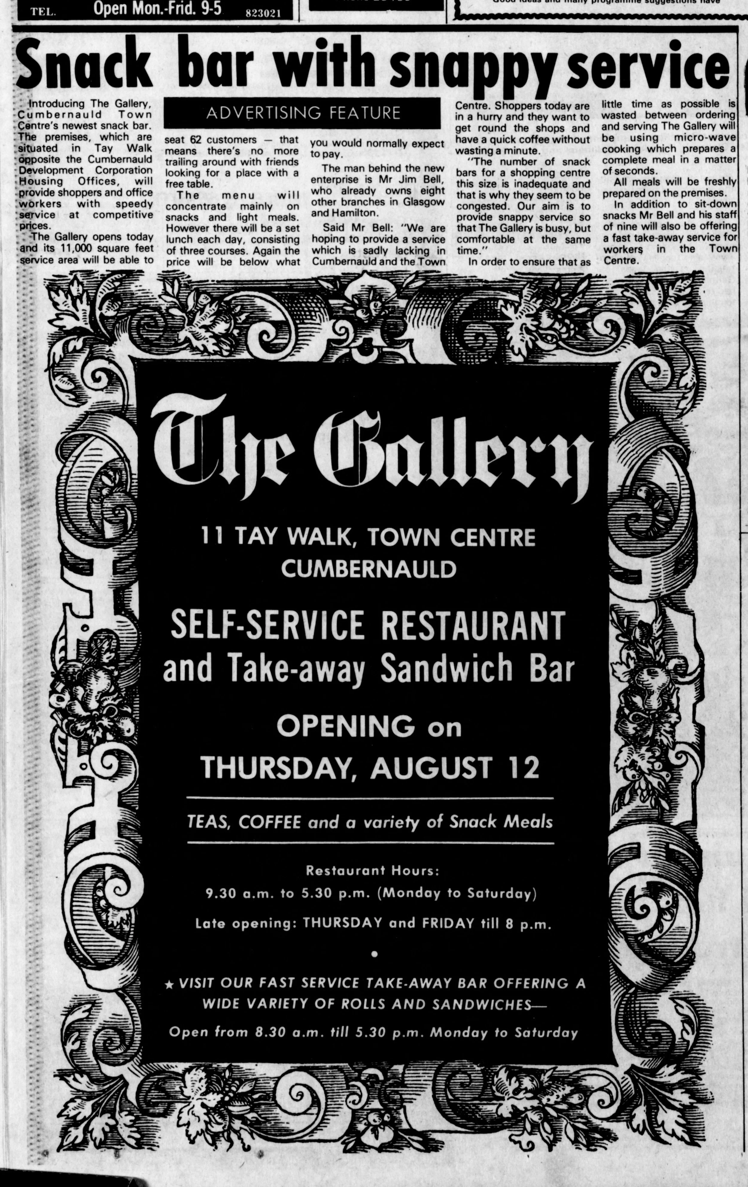 The Gallery Aug 1976