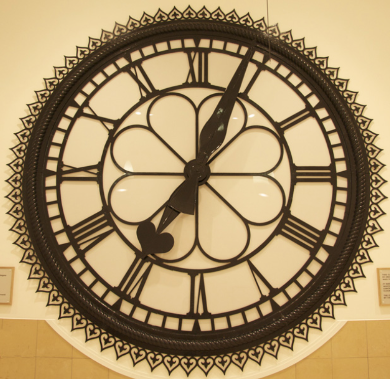 St. Enoch's Clock in its new position between The Centre and Antonine Centre, 2011