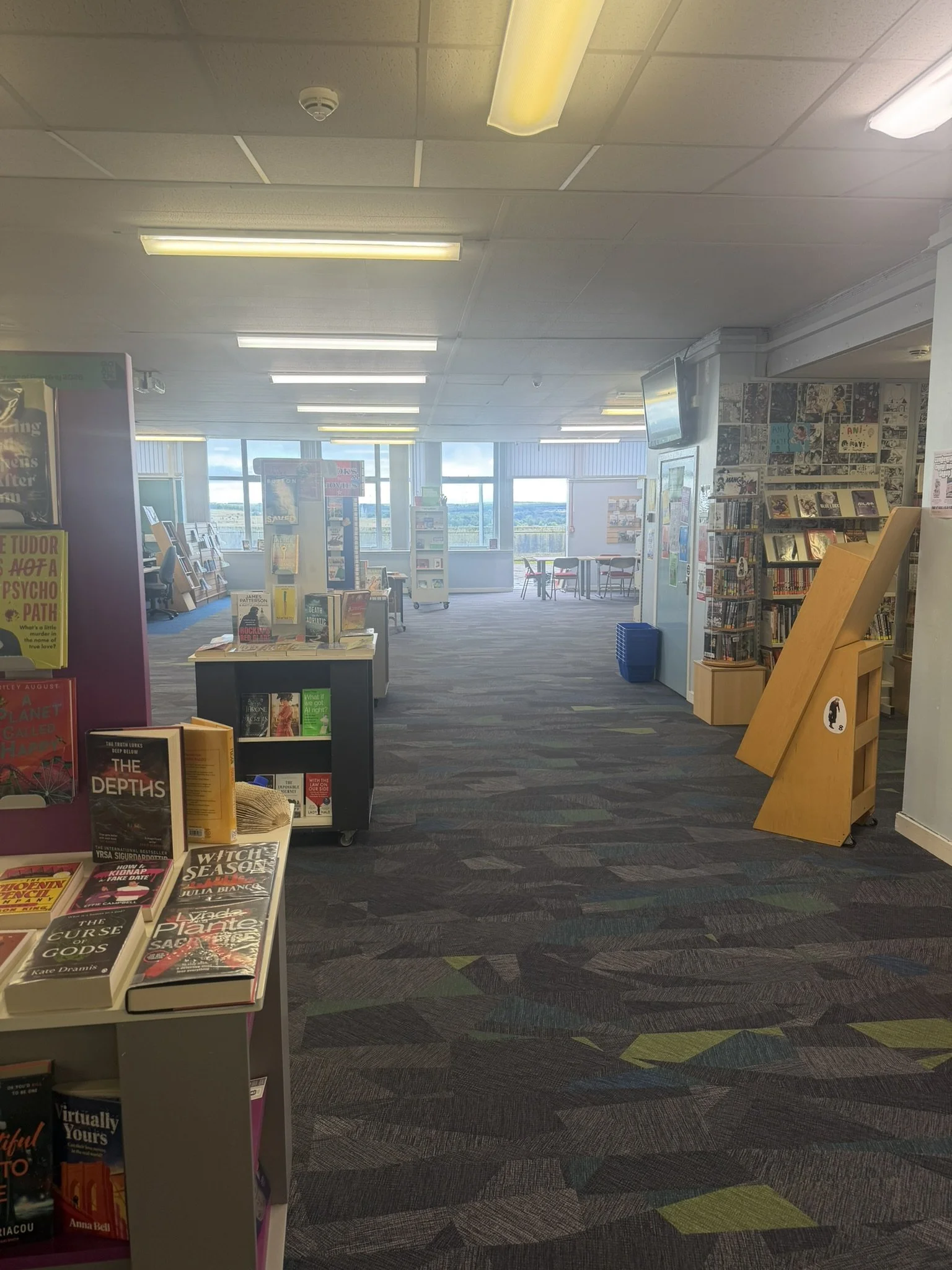 Inside library