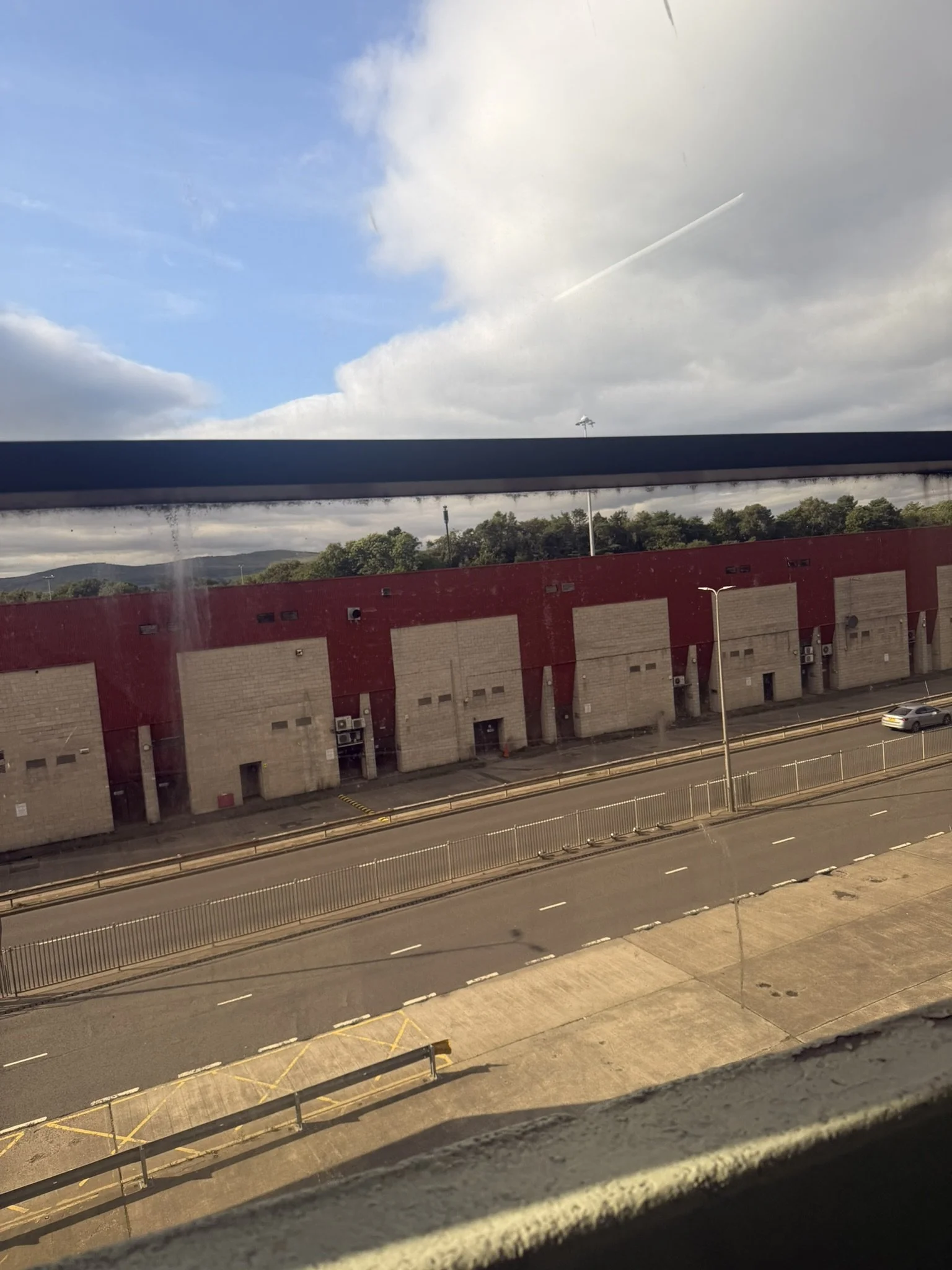 Looking across Central Way at Phase 4