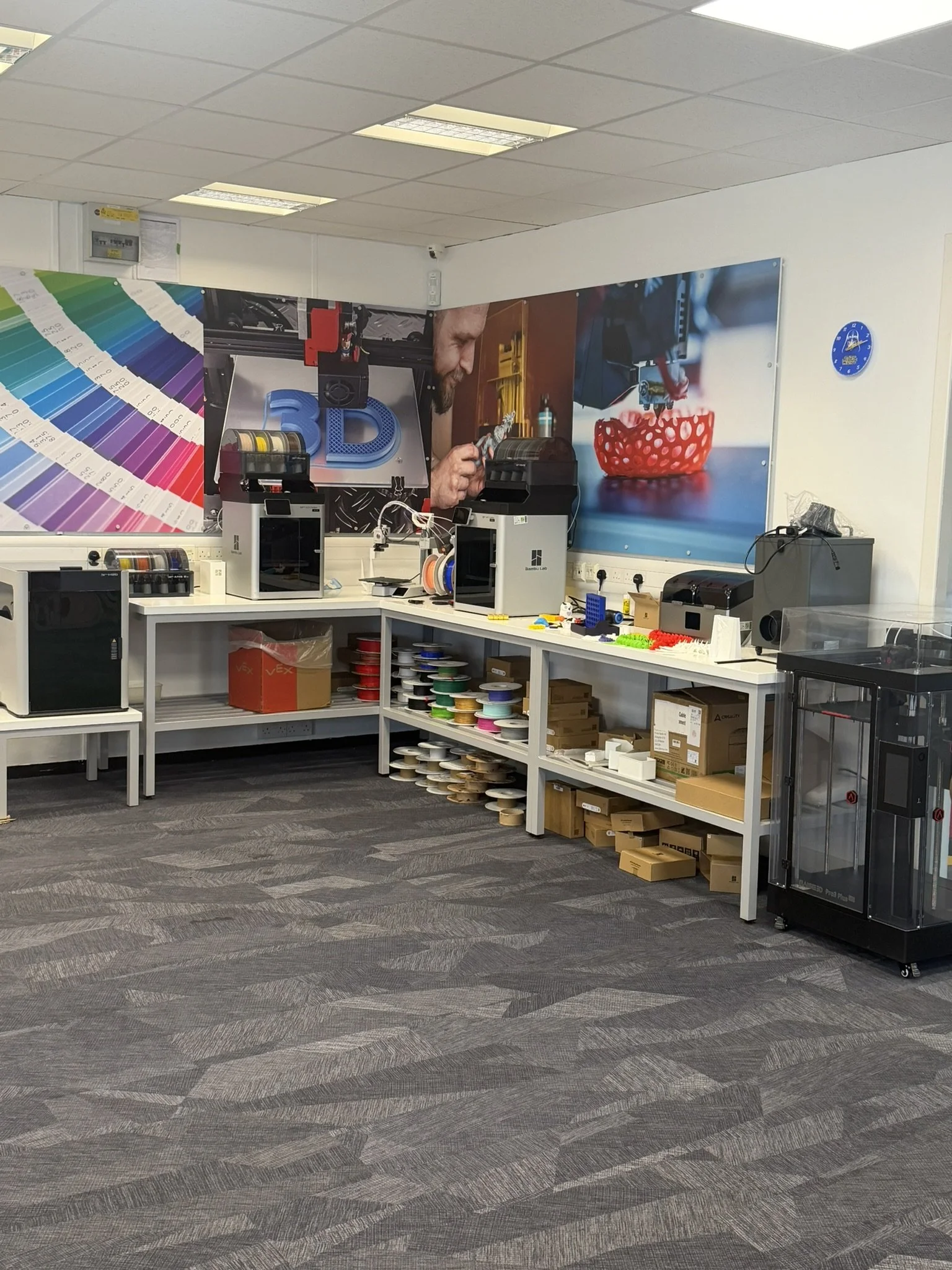Makerspace inside library