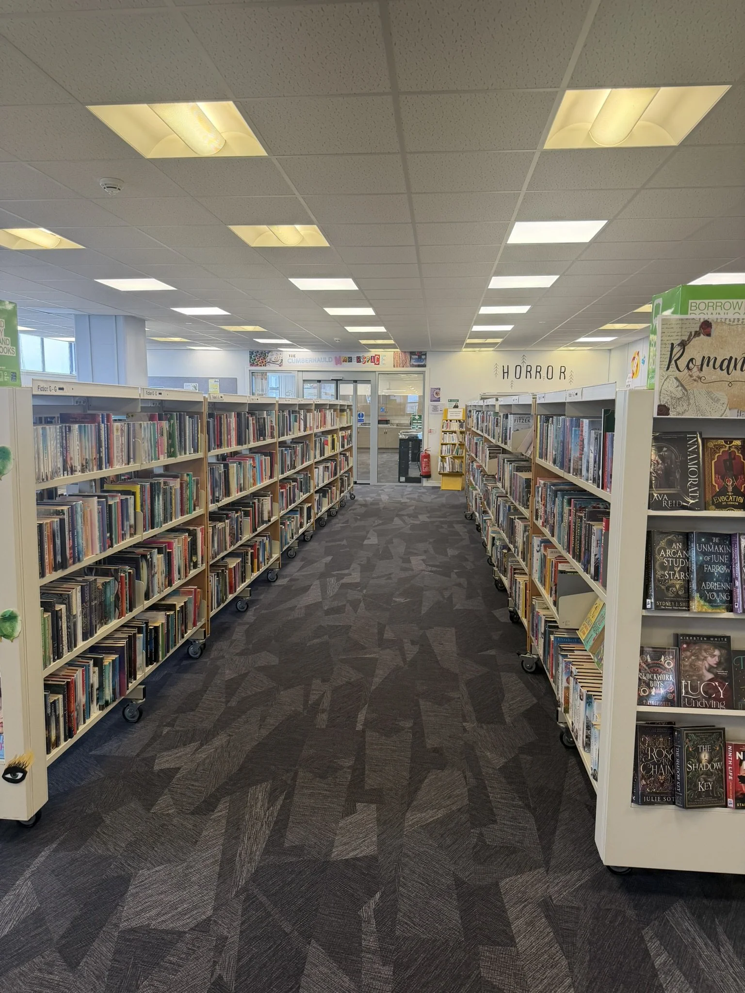Inside library