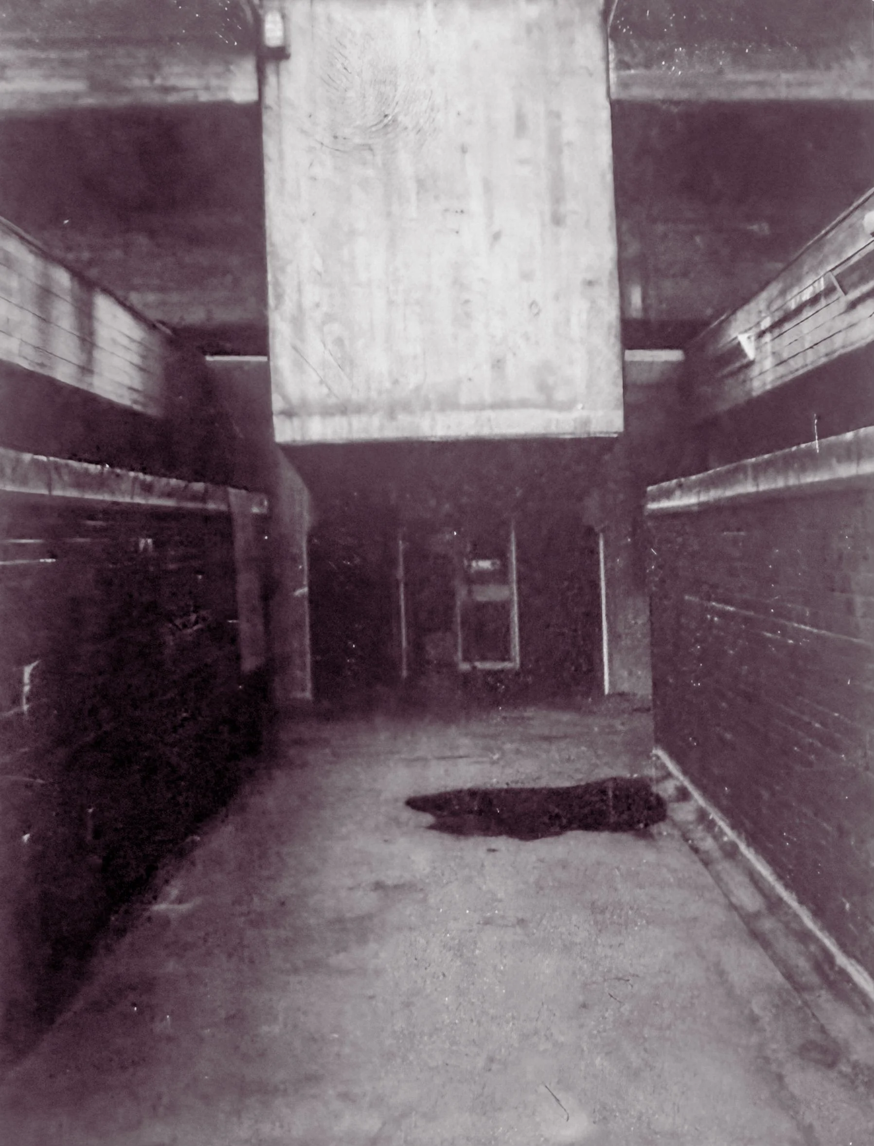 Area of the town centre looking grubby and run-down
