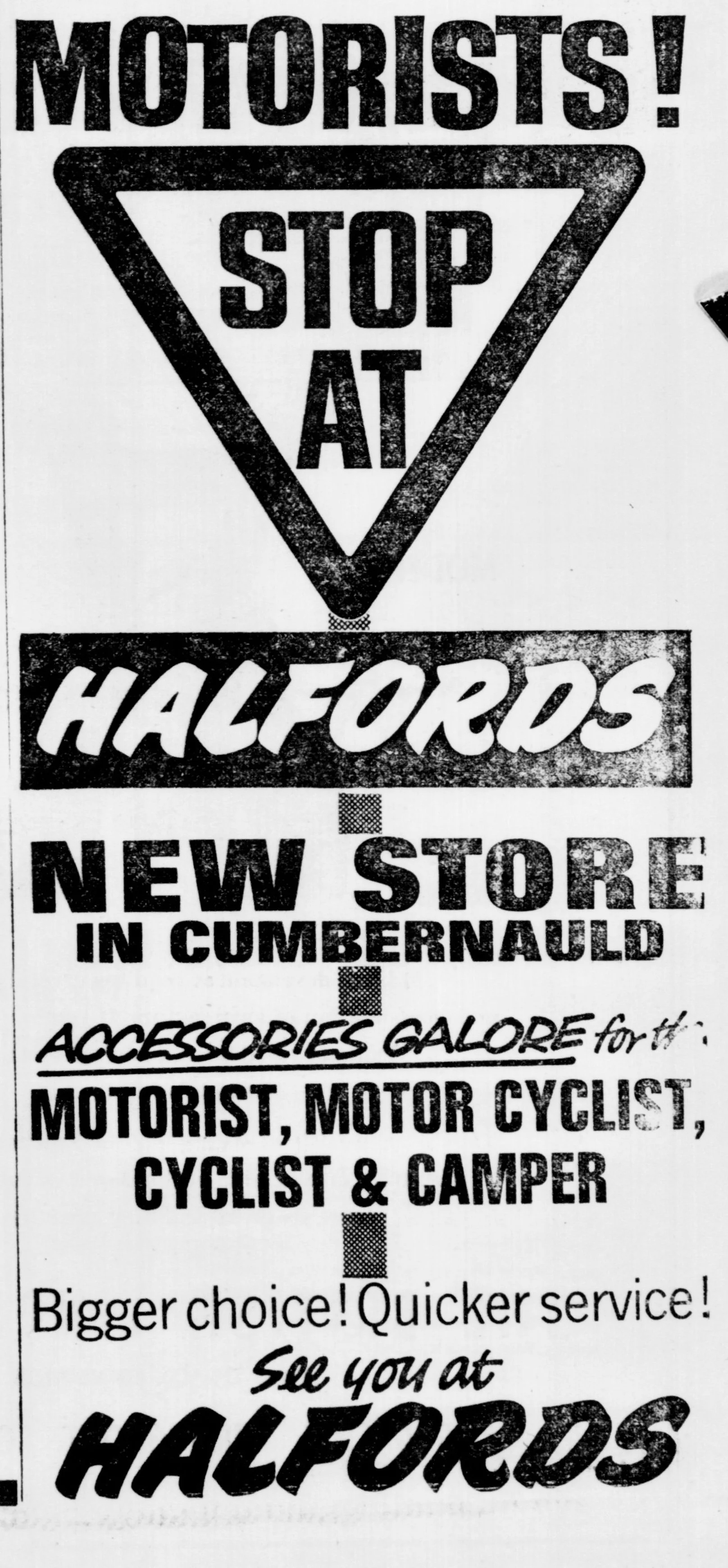 Halfords May 1967