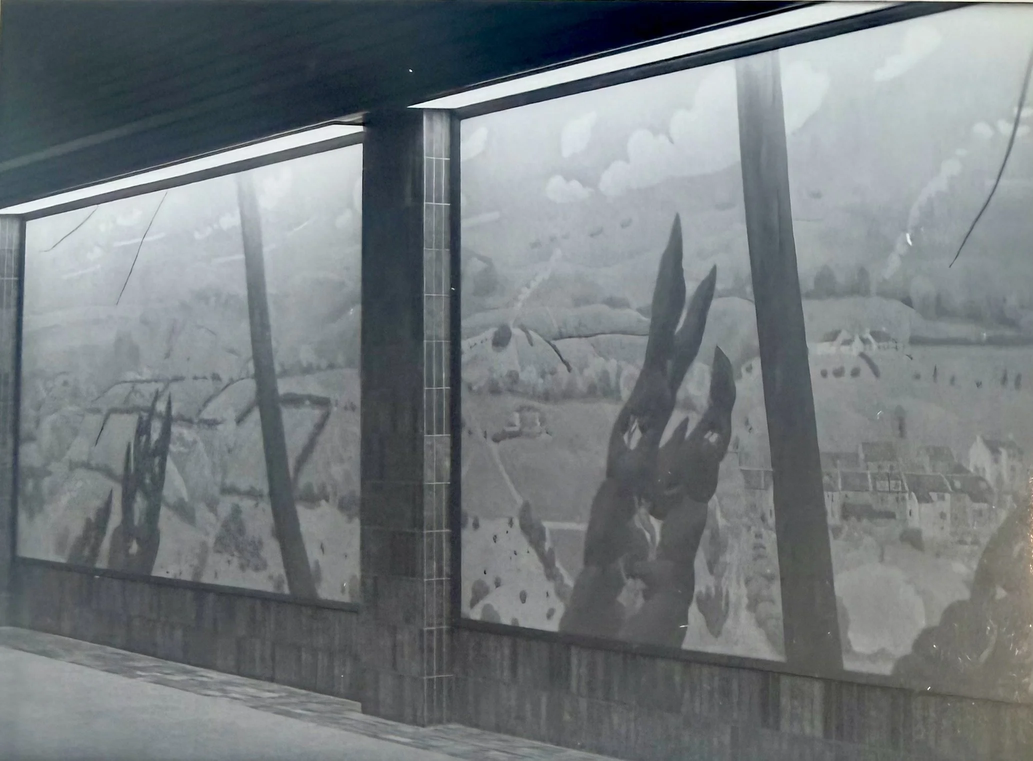 Mural by Barbara Balmer, "Cumbernauld 1981"