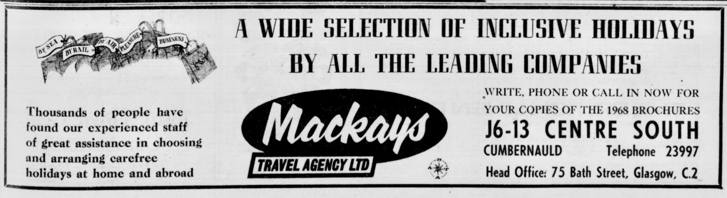 Mackays Travel May 1968