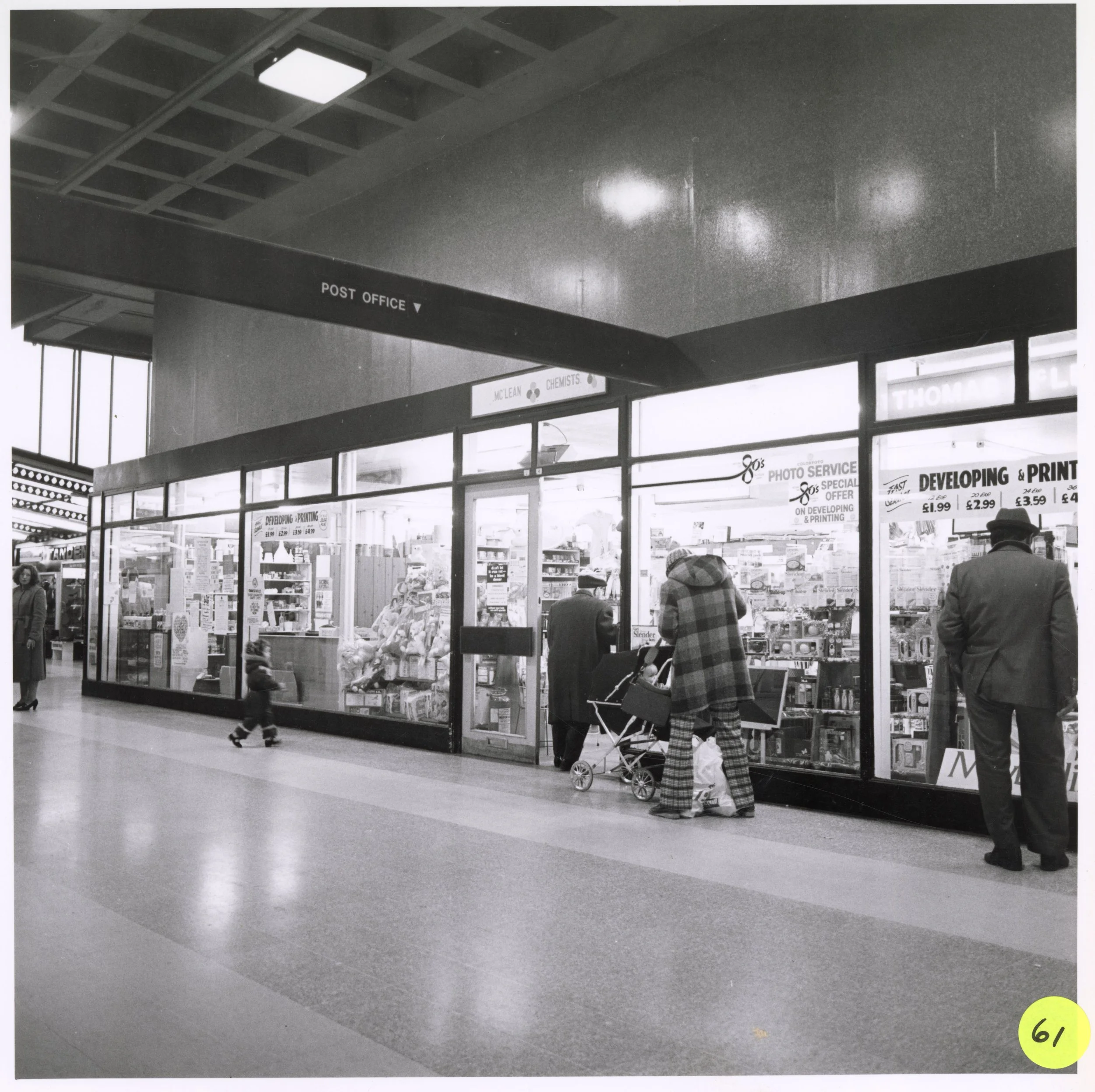 McLean's Chemist. Photo taken from CDC Collection, held in NLC Archives.