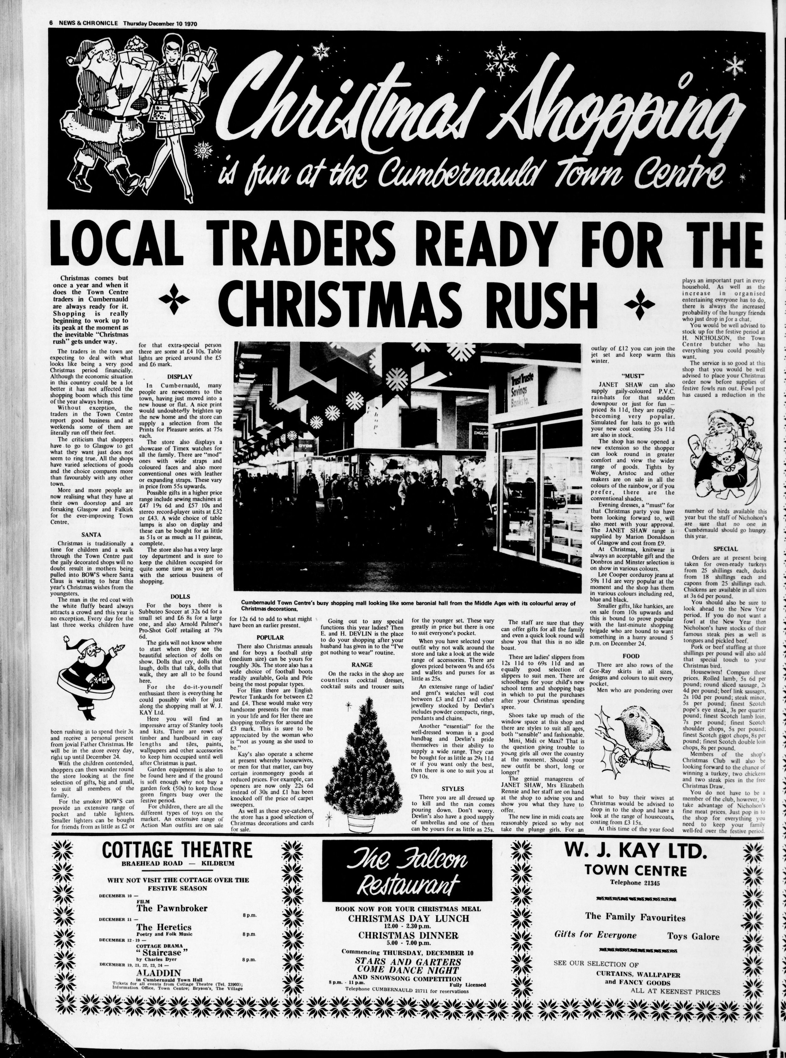 Christmas Shopping 1970