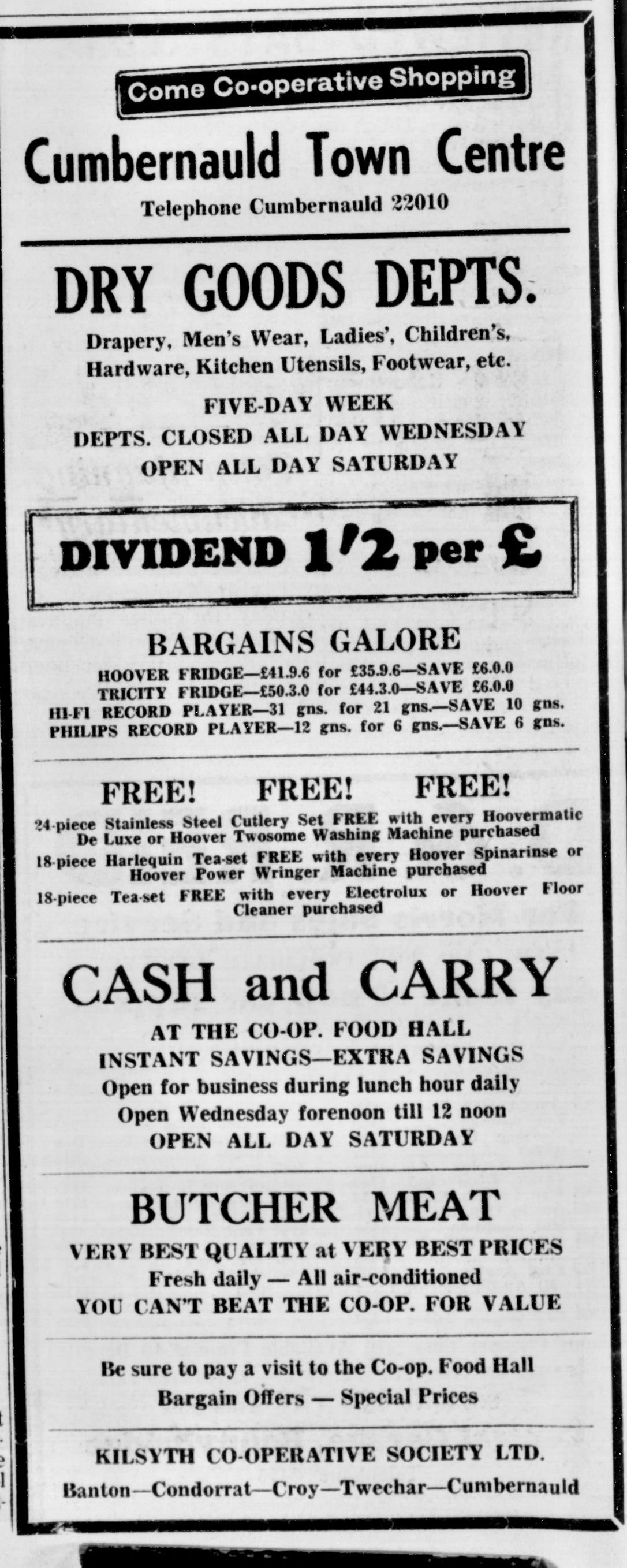 Kilsyth Co-Op Feb 1968