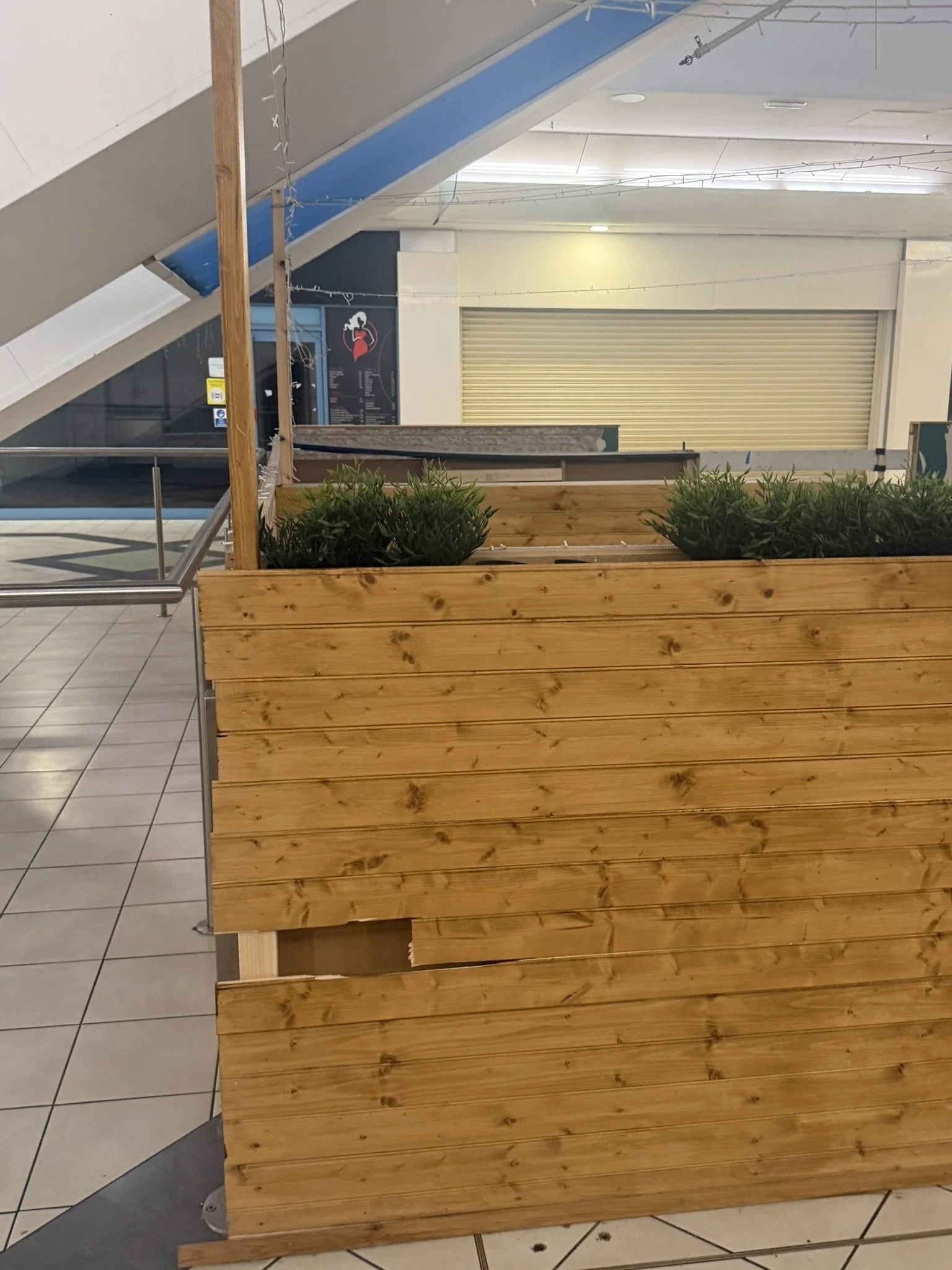 Seating area for cafe area in Phase 4