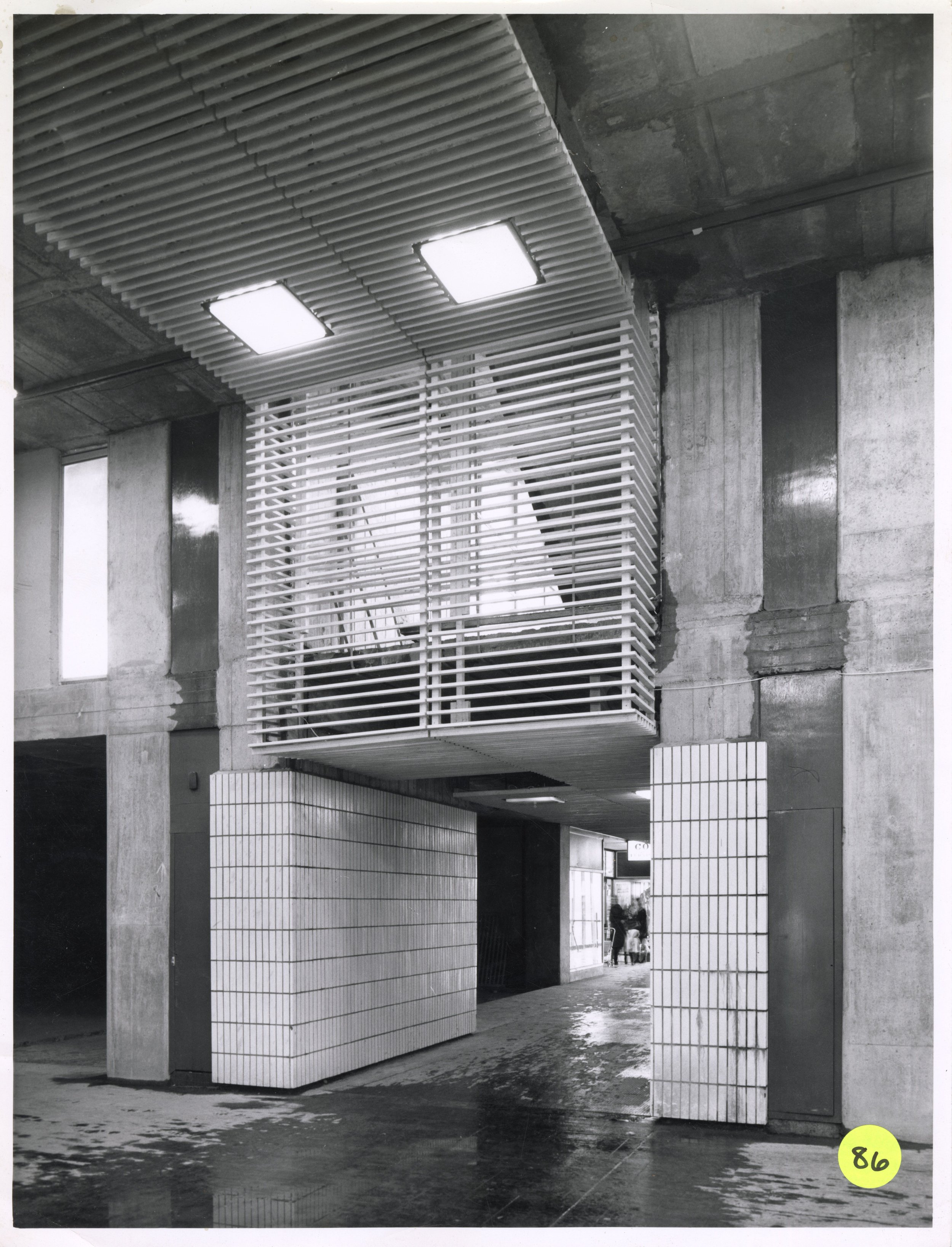 Exit from Phase 1 mall to outside, leading to Galbraiths's. Photo taken from CDC Collection, held in NLC Archives.