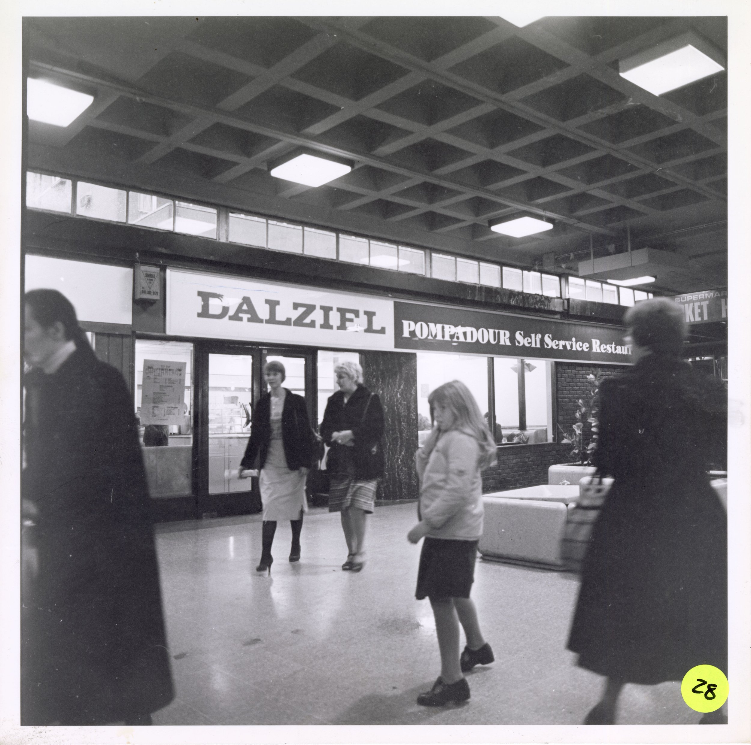 Dalziel's bakers and cafe. Photo taken from CDC Collection, held in NLC Archives.