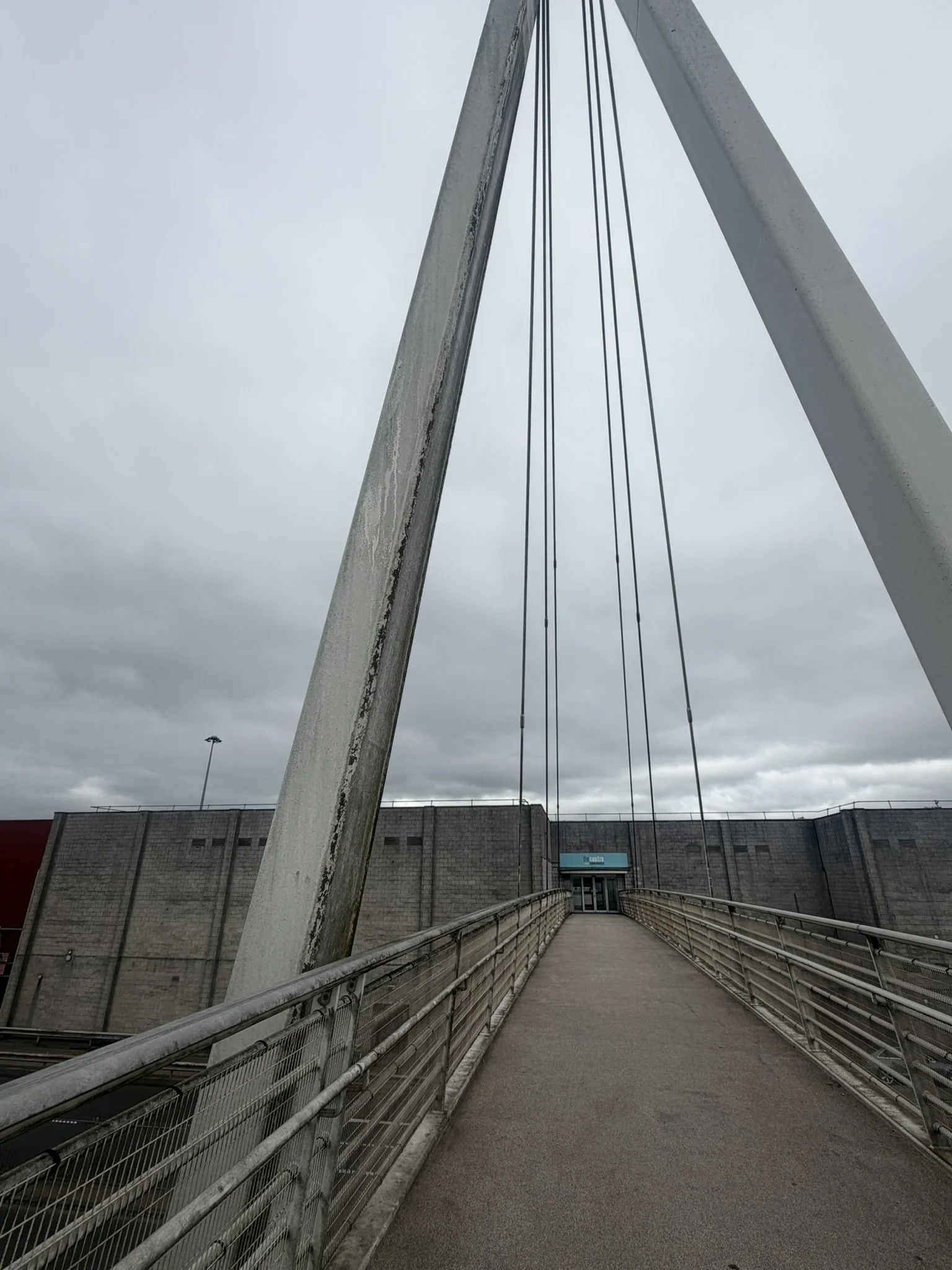Footbridge across Central Way to Phase 4