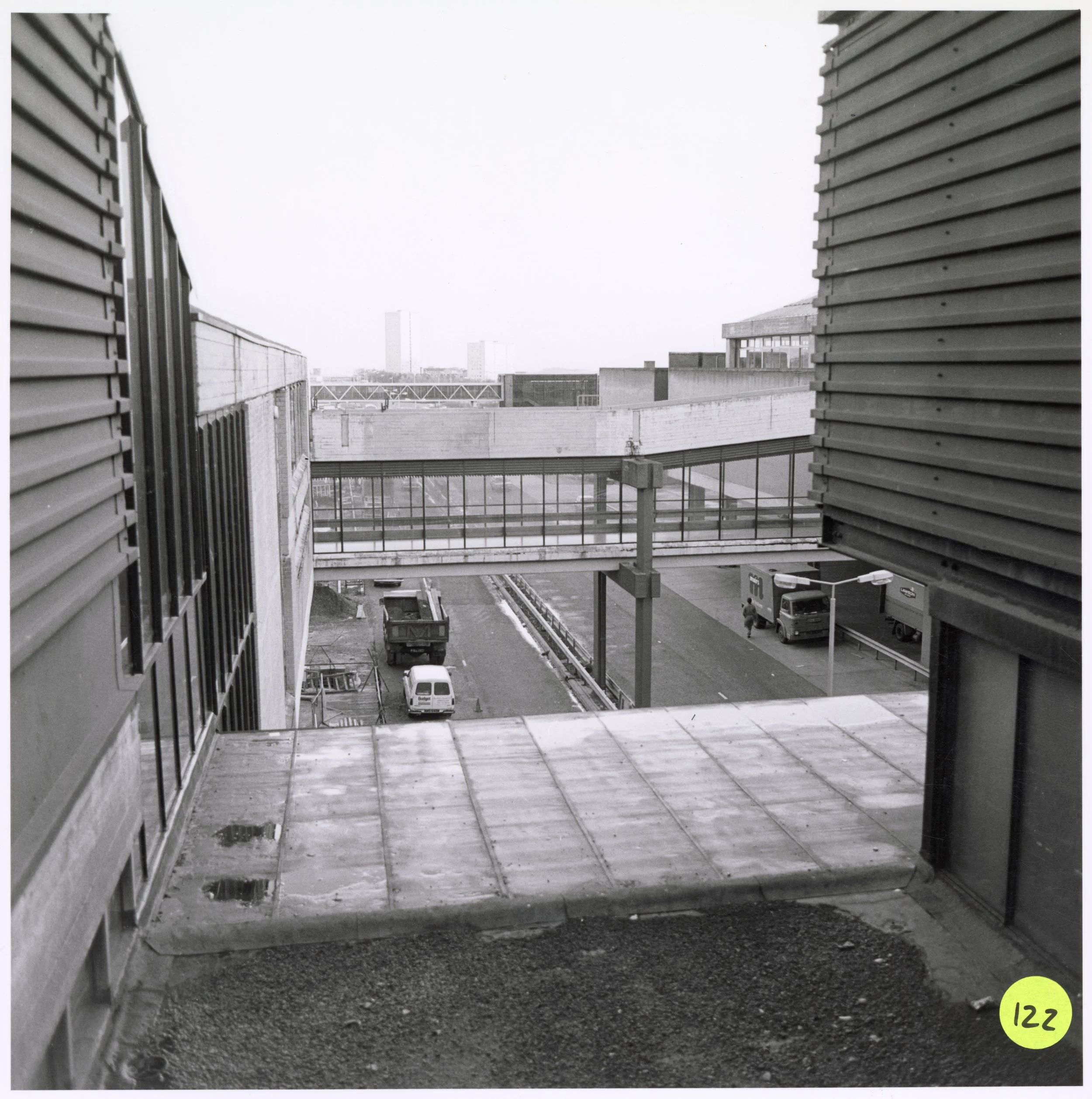 Looking down on Central Way. Photo taken from CDC Collection, held in NLC Archives.