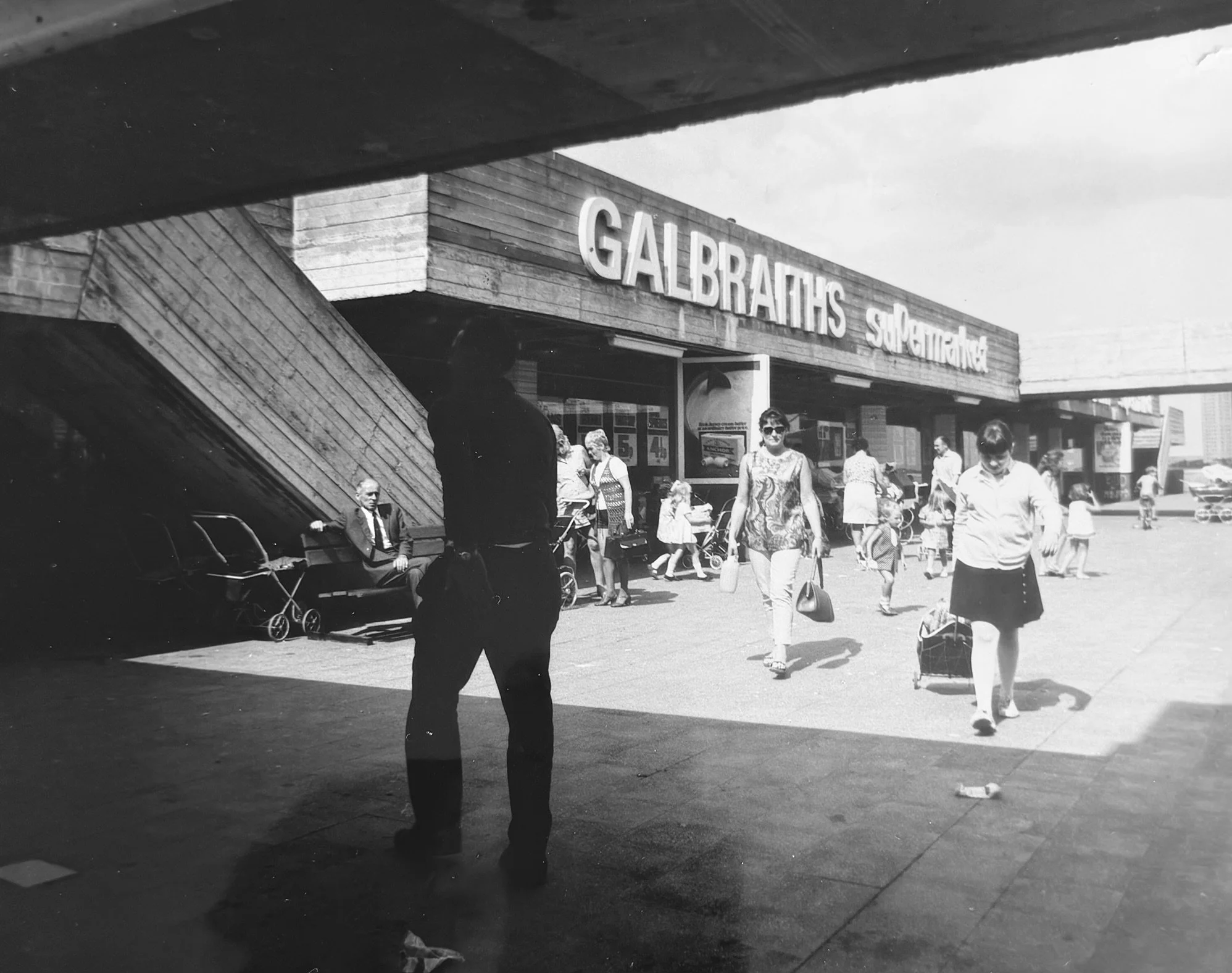 Galbraith's Supermarket - note the strange capital P in supermarket! Photo taken from CDC Collection, held in NLC Archives.