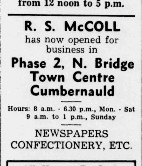 R.S. McColl Jan 1972