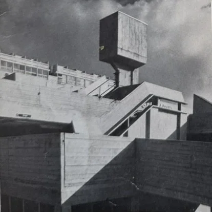 The water tower. Photo taken from CDC Collection, held in NLC Archives.