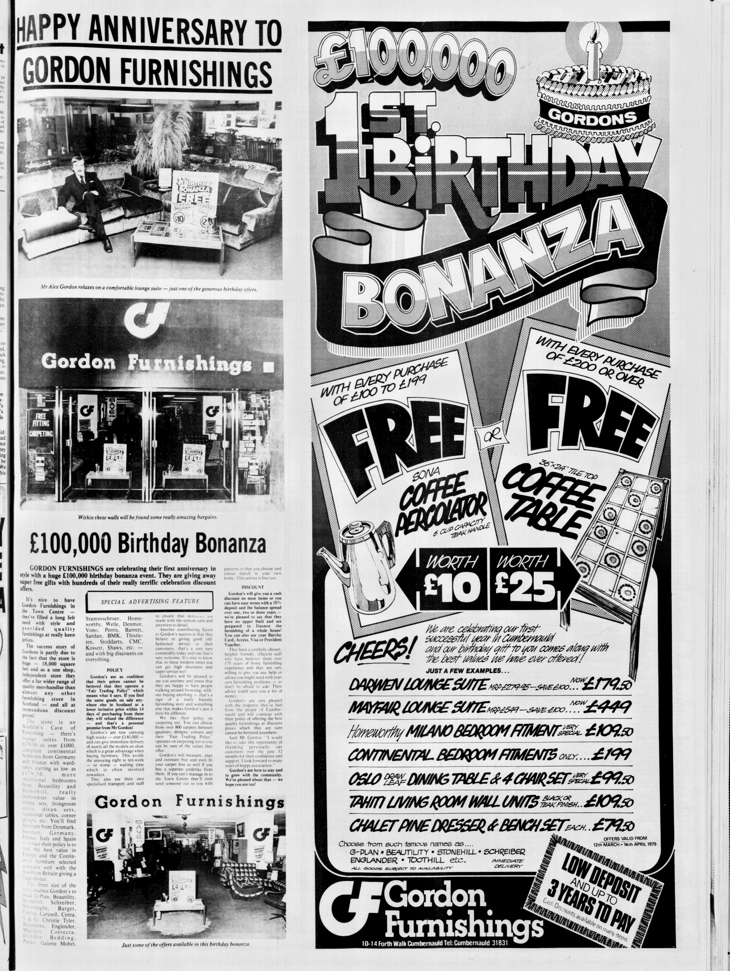 Gordon Furnishings Mar 1979