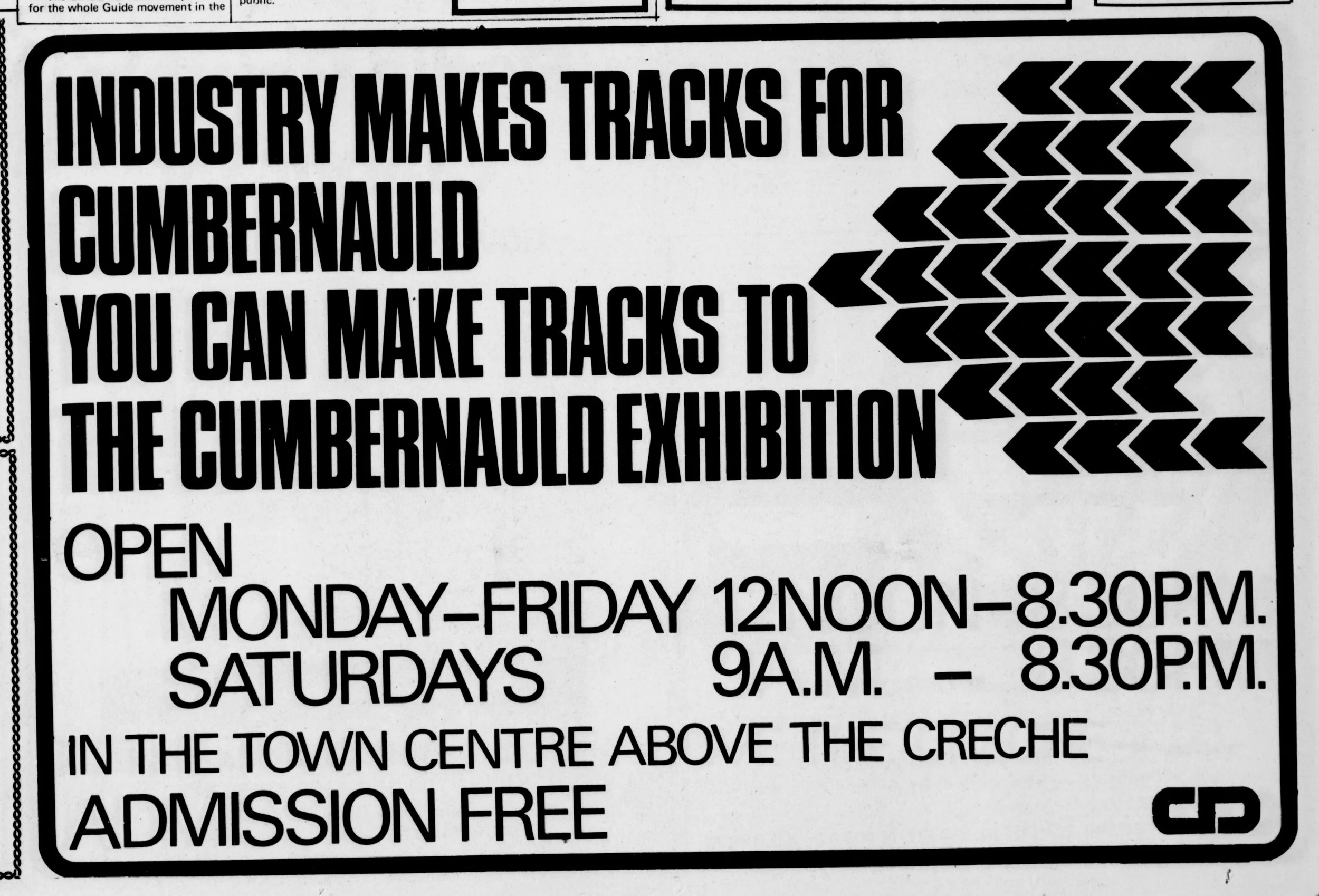 Cumbernauld Exhibition Jun 1972