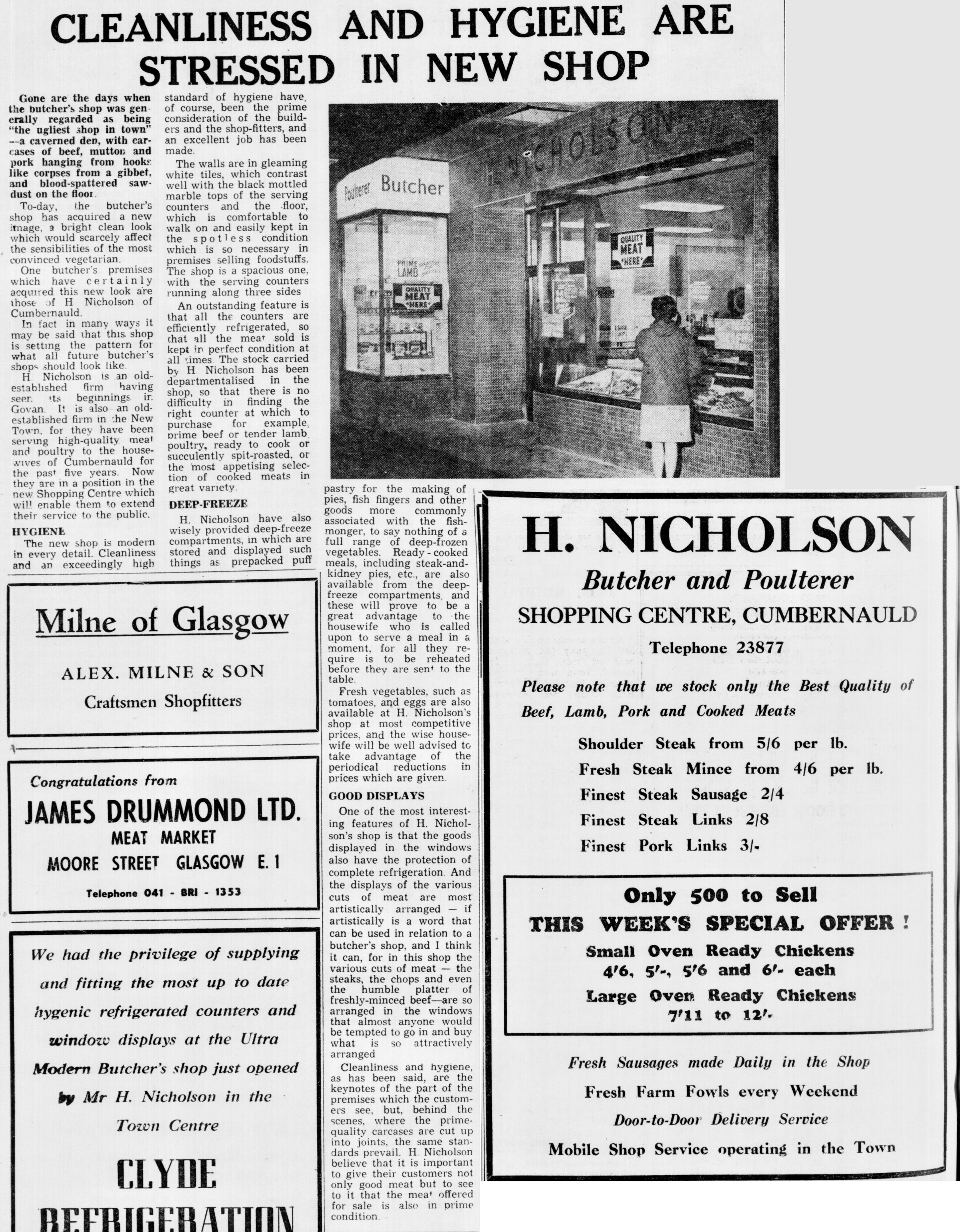 Nicholson Butchers May 1967