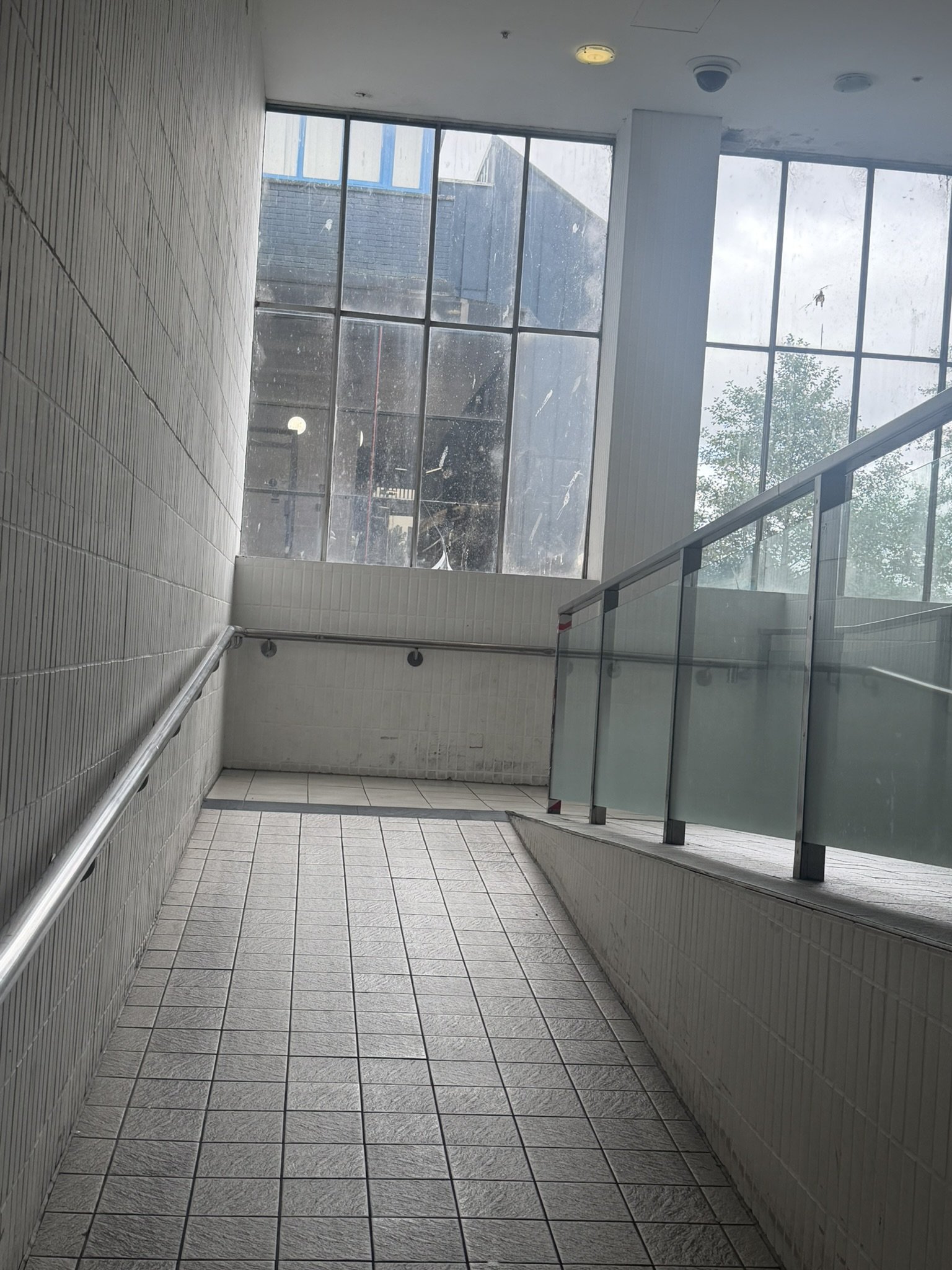 Ramp from lower mall in Phase 4