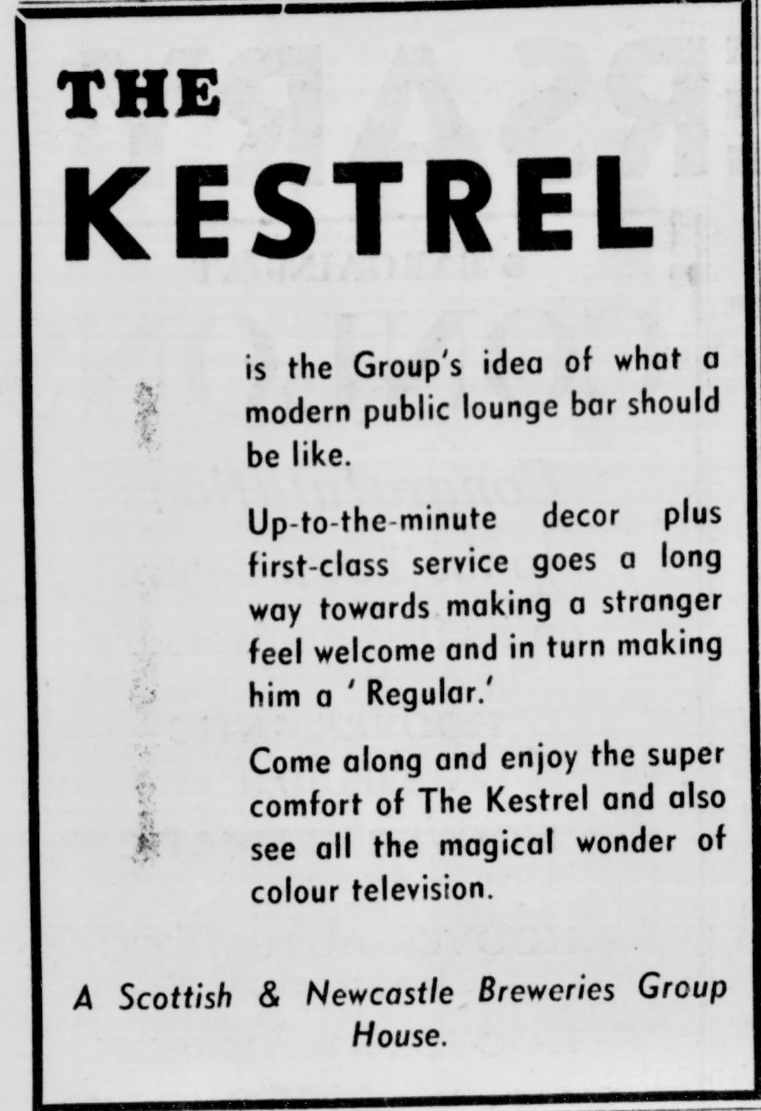 The Kestrel May 1968